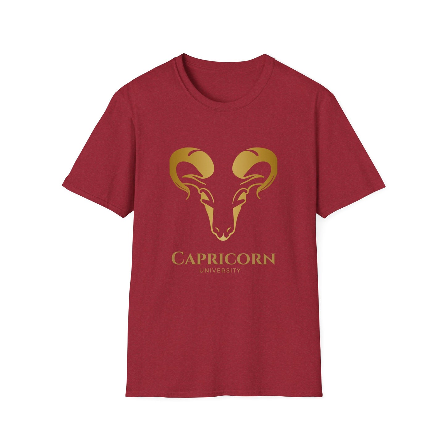Capricorn Zodiac Unisex T-Shirt - Softstyle Tee for Birthdays and Bull Lovers