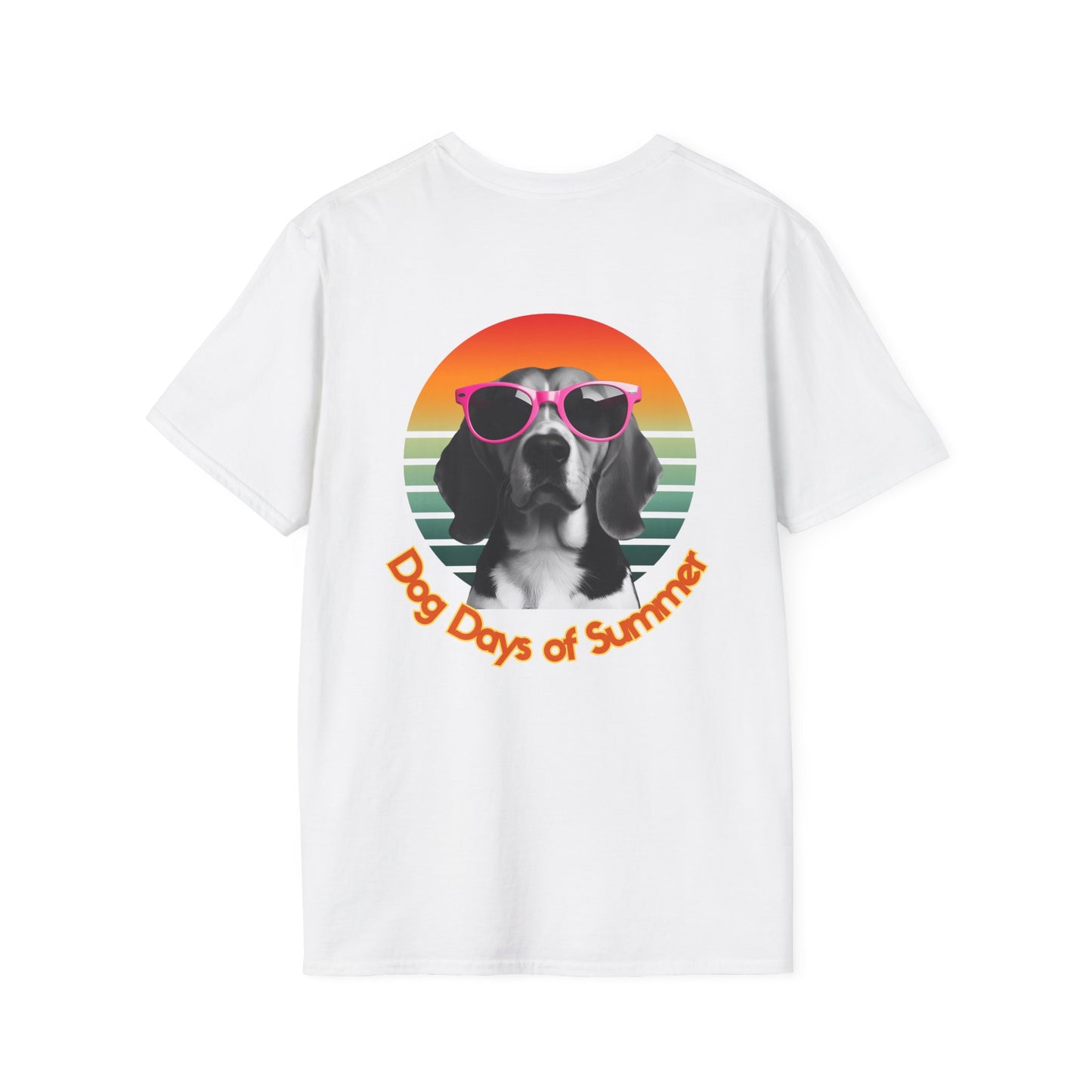 Beagle Unisex T-Shirt - Dog Days of Summer Design