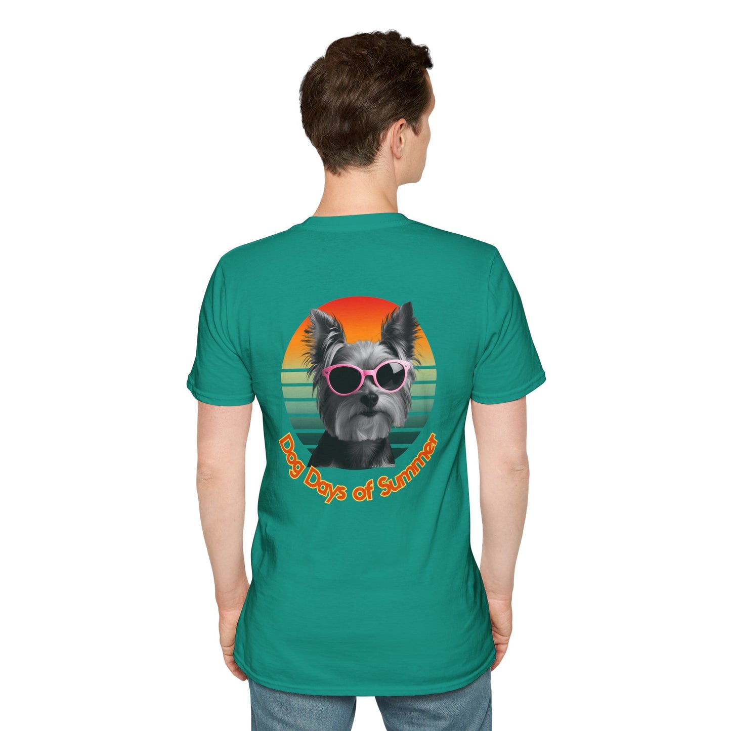 Yorkshire Terrier, Dog Days of Summer T-Shirt, Summer T-Shirt, Pet Lover Shirt, Funny Dog Tee, Unisex Graphic Tee, Dog-Themed Gift