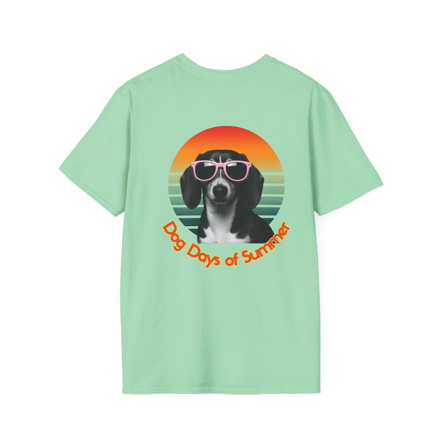 Dachshund, Summer Dog Days Unisex T-Shirt, Pet Lover Gift, Cute Dog T-Shirt, Summer Vibe Apparel, Fun Outdoor Shirt