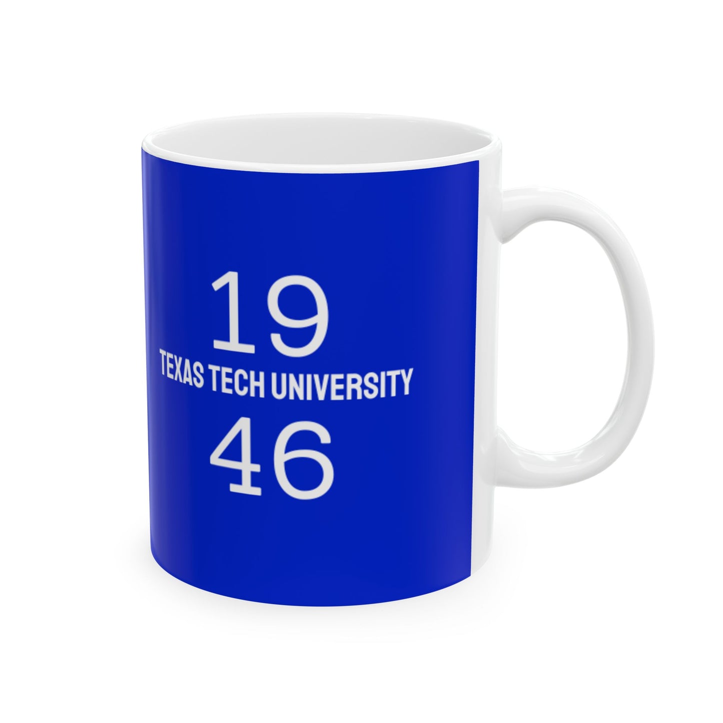 TBS Mug, Band Sorority Ceramic Mug, 1946, Texas Tech University Coffee Cup, 11oz and 15oz