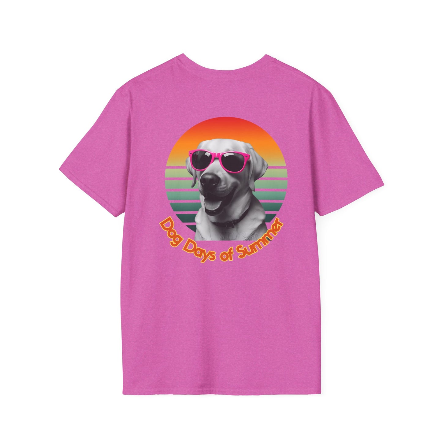 Labrador Retriever, Dog Days of Summer T-Shirt, Unisex, Summer Vibes, Dog Lover Gift, Casual Wear, Fun Tee, Perfect for Dog Owners