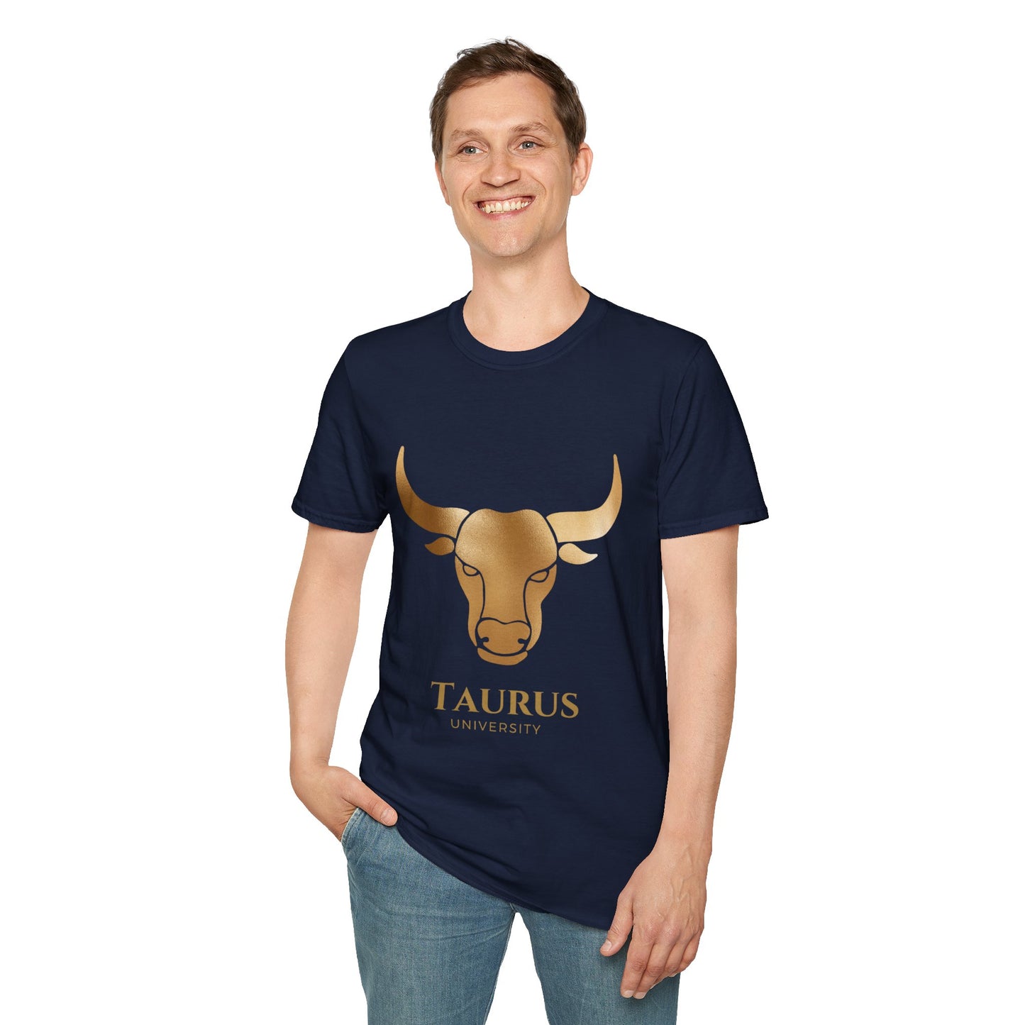 Taurus Zodiac Unisex T-Shirt - Softstyle Tee for Birthdays and Bull Lovers