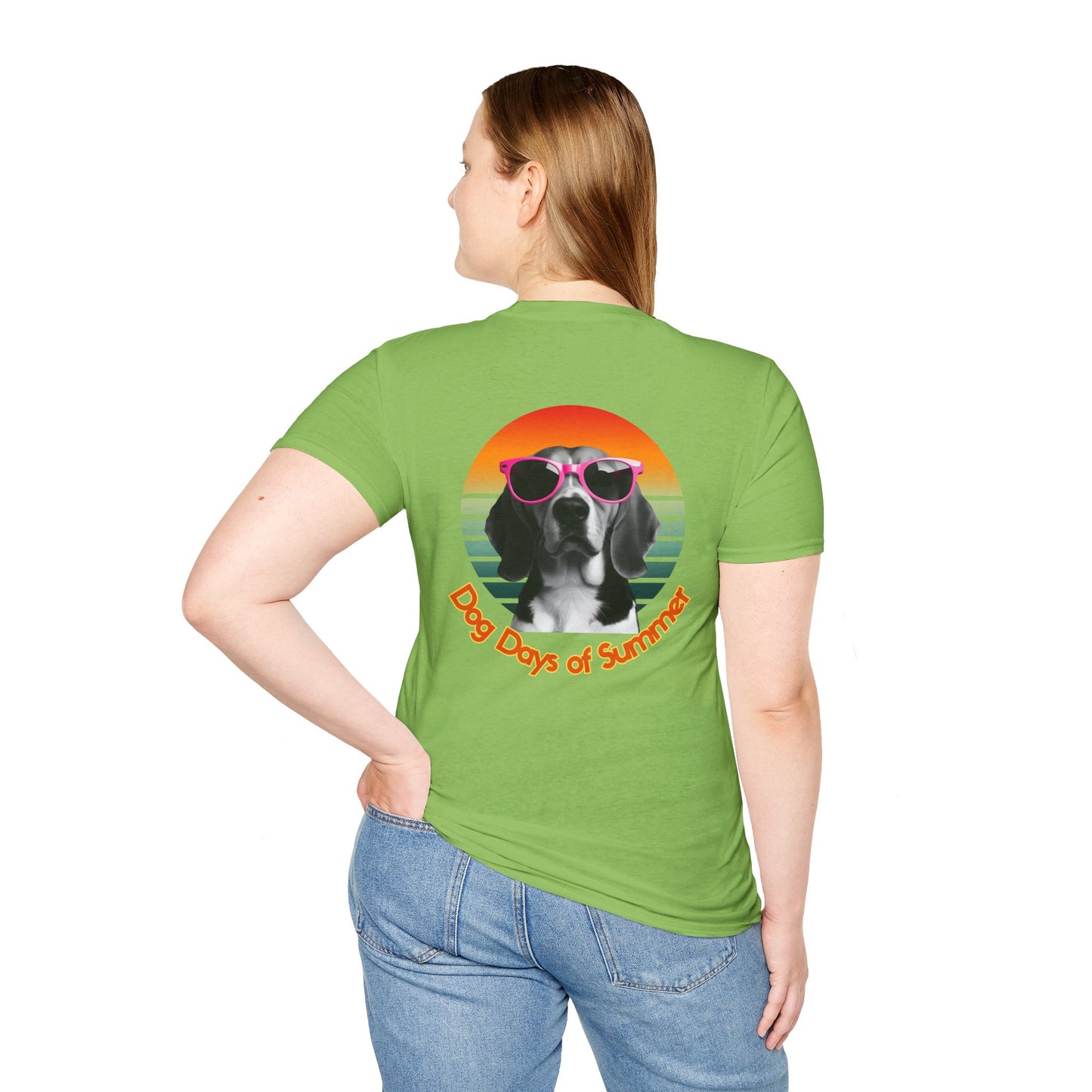 Beagle Unisex T-Shirt - Dog Days of Summer Design