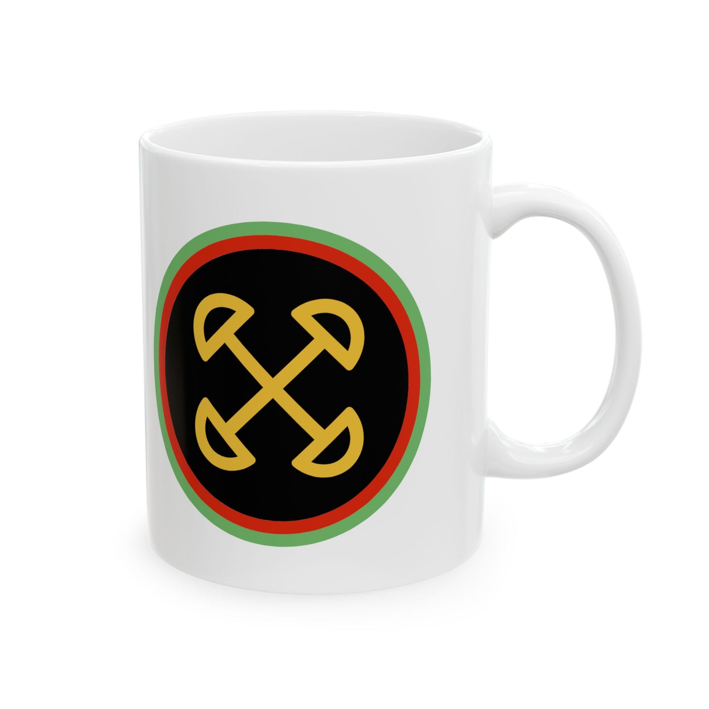 Ujima, Kwanzaa Celebration Mug, Festive Ceramic Cup, Holiday Drinkware, Unique Gift, 11oz