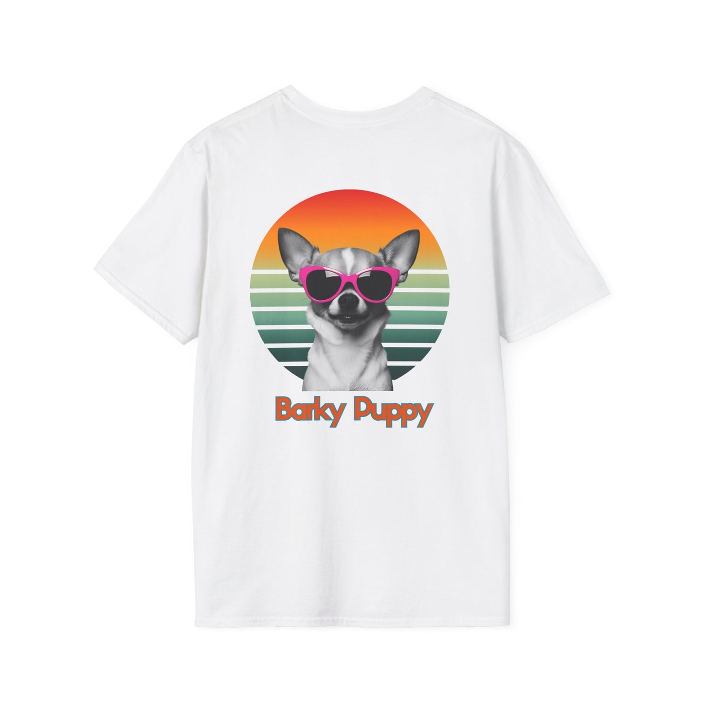 Chihuahua, Barky Puppy,  Stylish Dog Art T-Shirt, Pet Lover Gift, Summer Vibes Tee, Unisex Graphic Shirt, Cool Dog Apparel, Dog Owner Fashion