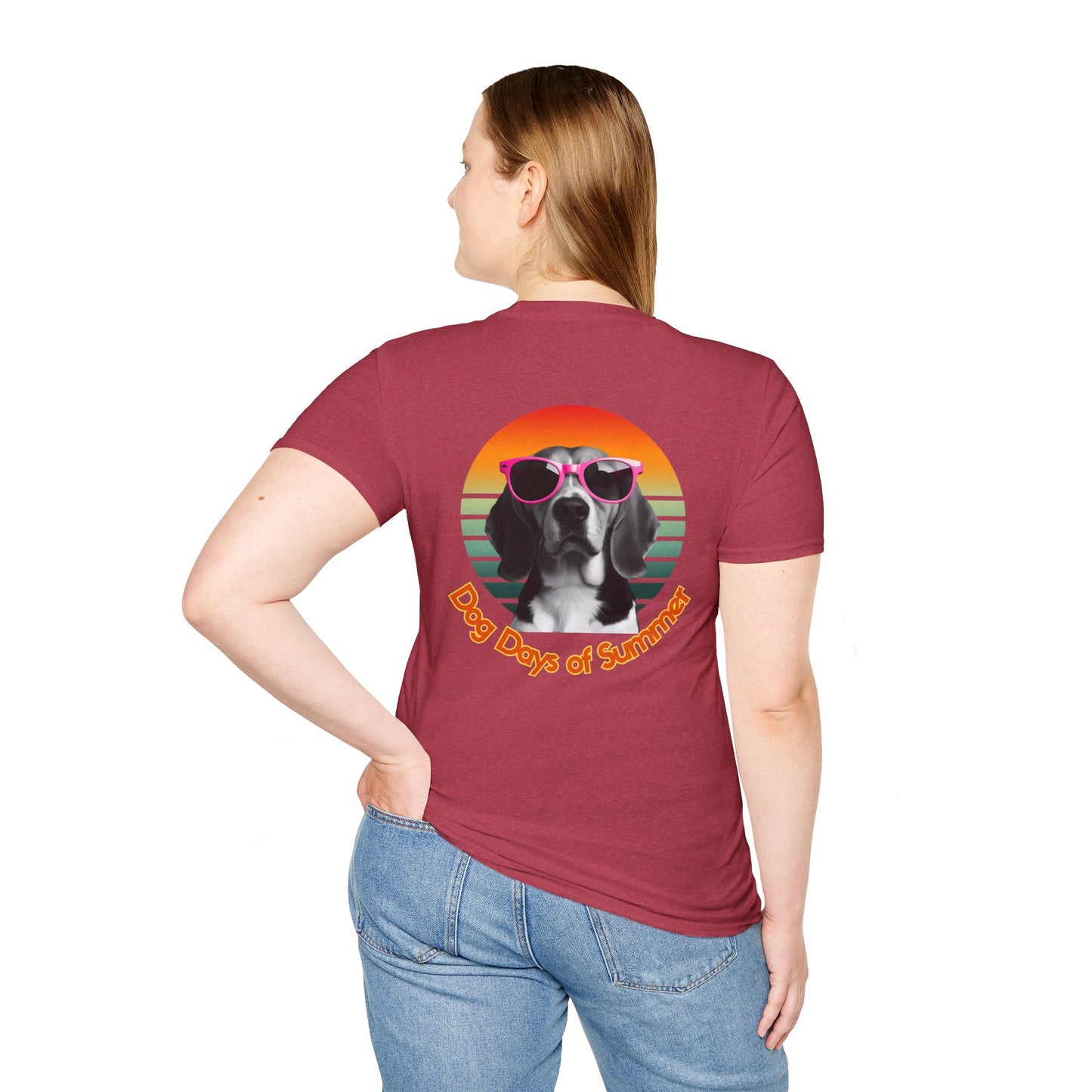 Beagle Unisex T-Shirt - Dog Days of Summer Design