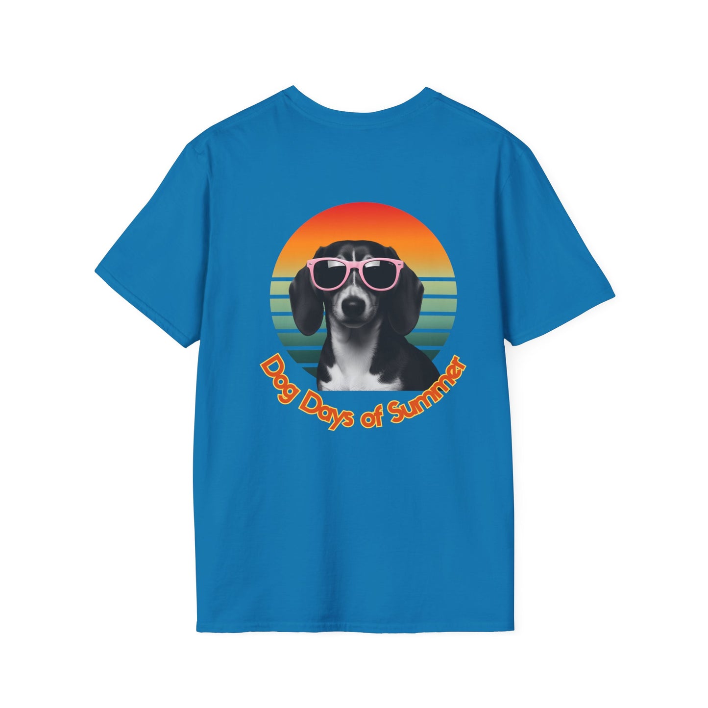 Dachshund, Summer Dog Days Unisex T-Shirt, Pet Lover Gift, Cute Dog T-Shirt, Summer Vibe Apparel, Fun Outdoor Shirt