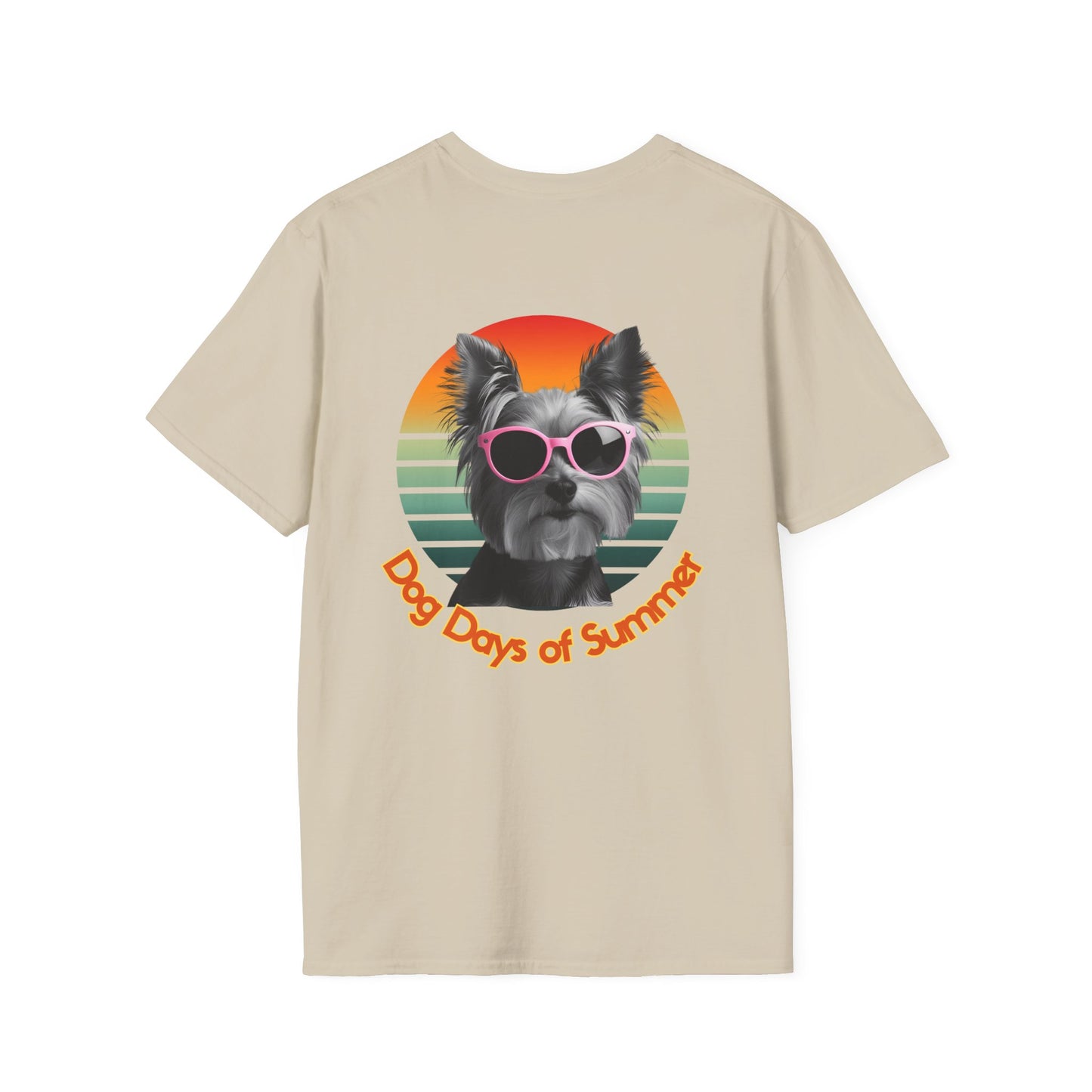 Yorkshire Terrier, Dog Days of Summer T-Shirt, Summer T-Shirt, Pet Lover Shirt, Funny Dog Tee, Unisex Graphic Tee, Dog-Themed Gift