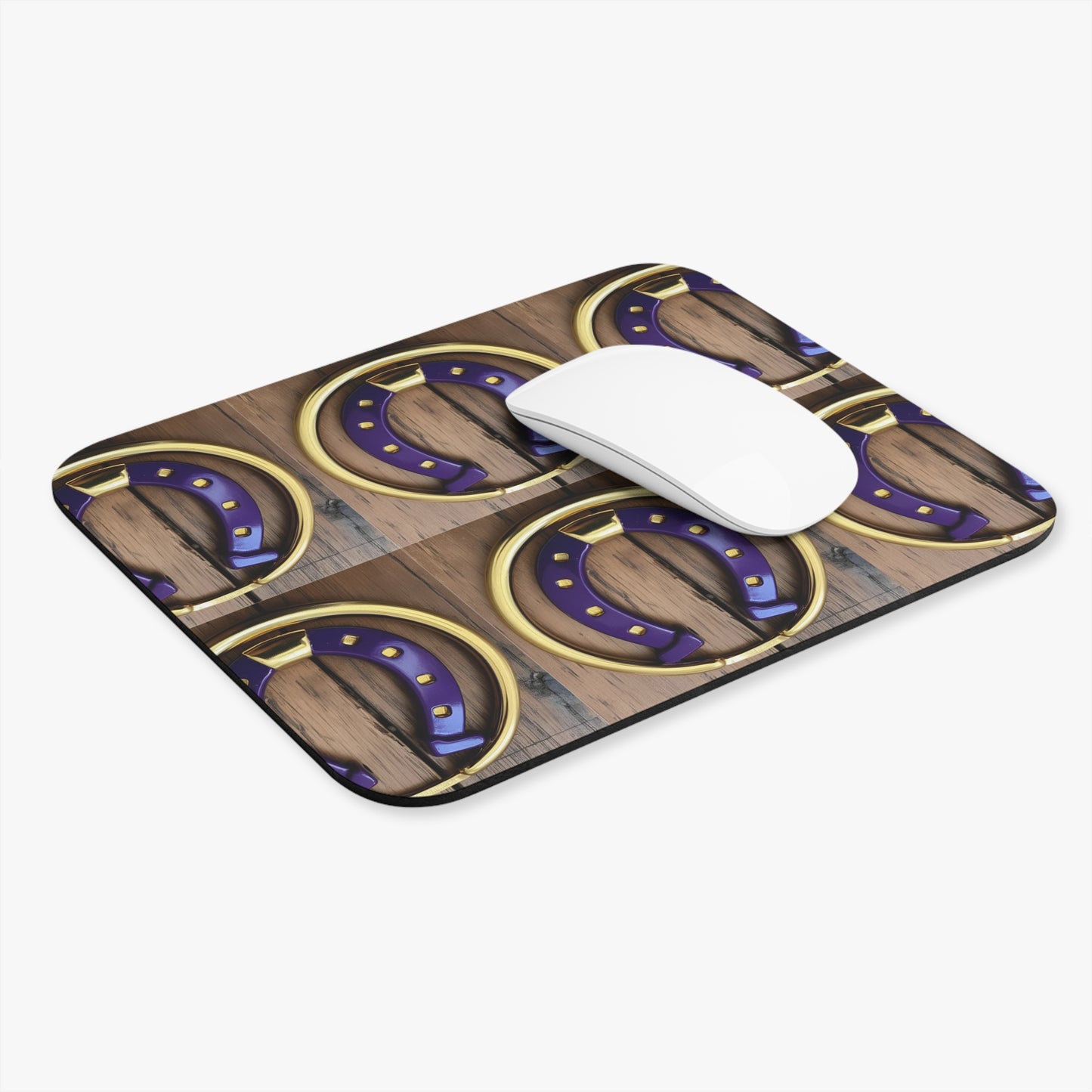 D9 Fraternity inspired-OMEGA: Purple & Gold Mouse Pad