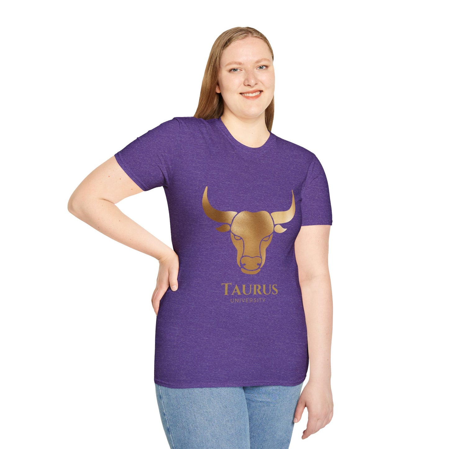 Taurus Zodiac Unisex T-Shirt - Softstyle Tee for Birthdays and Bull Lovers