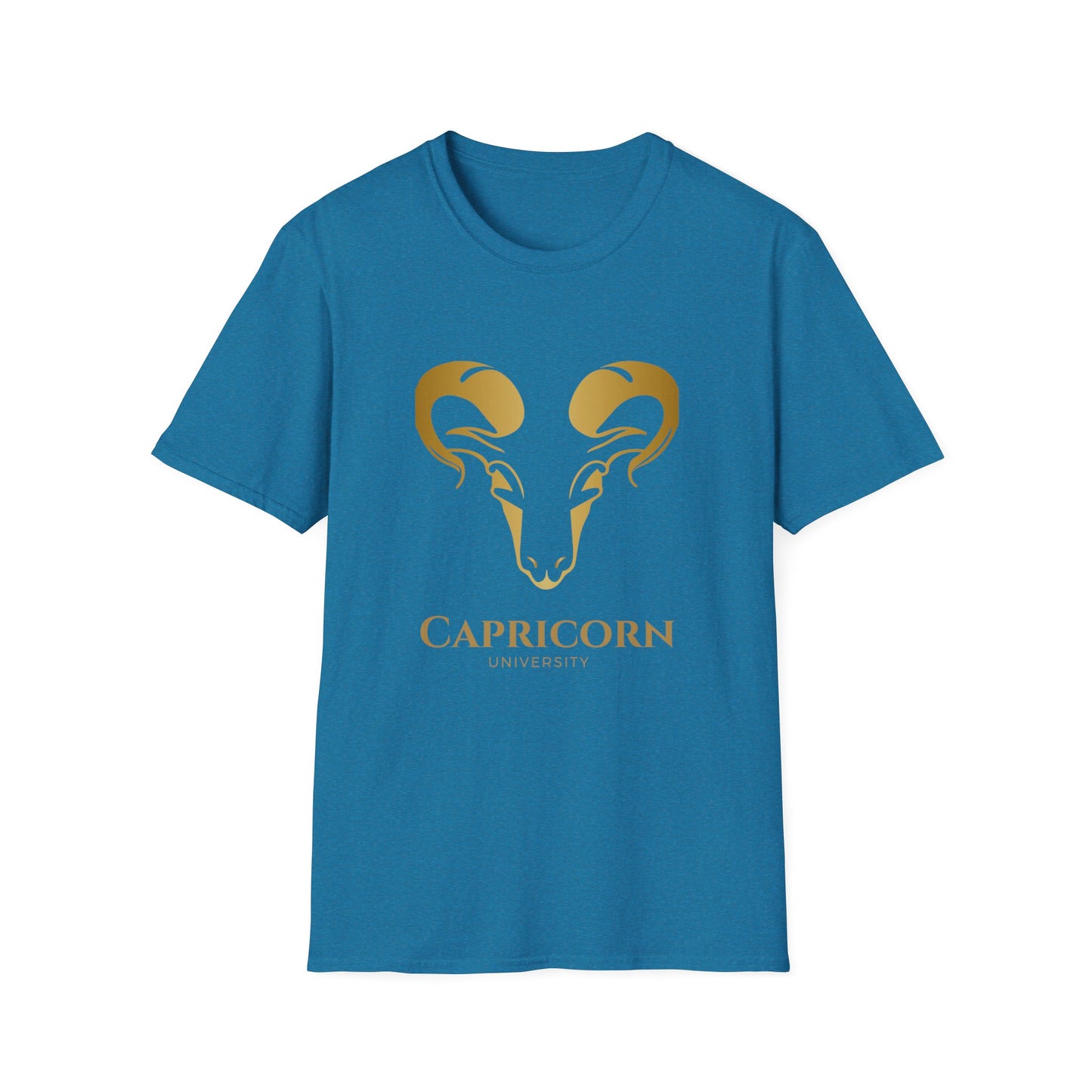 Capricorn Zodiac Unisex T-Shirt - Softstyle Tee for Birthdays and Bull Lovers