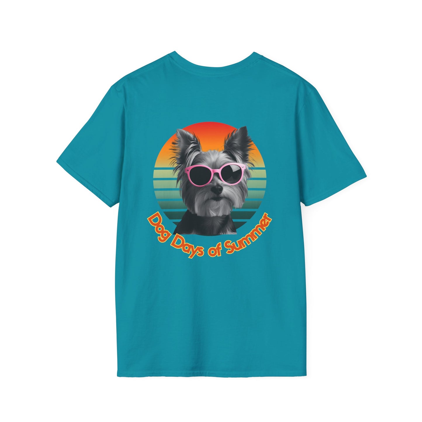 Yorkshire Terrier, Dog Days of Summer T-Shirt, Summer T-Shirt, Pet Lover Shirt, Funny Dog Tee, Unisex Graphic Tee, Dog-Themed Gift