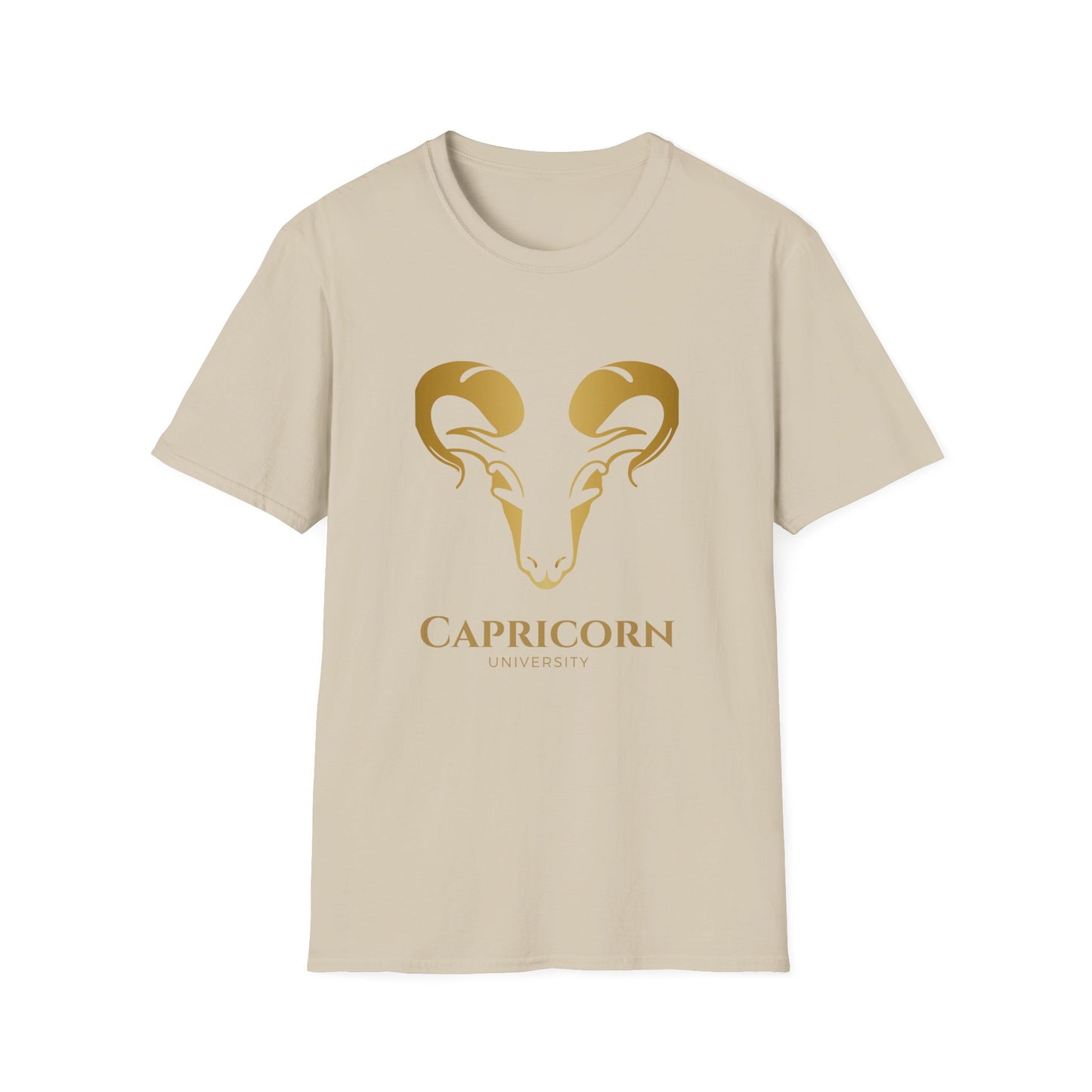 Capricorn Zodiac Unisex T-Shirt - Softstyle Tee for Birthdays and Bull Lovers