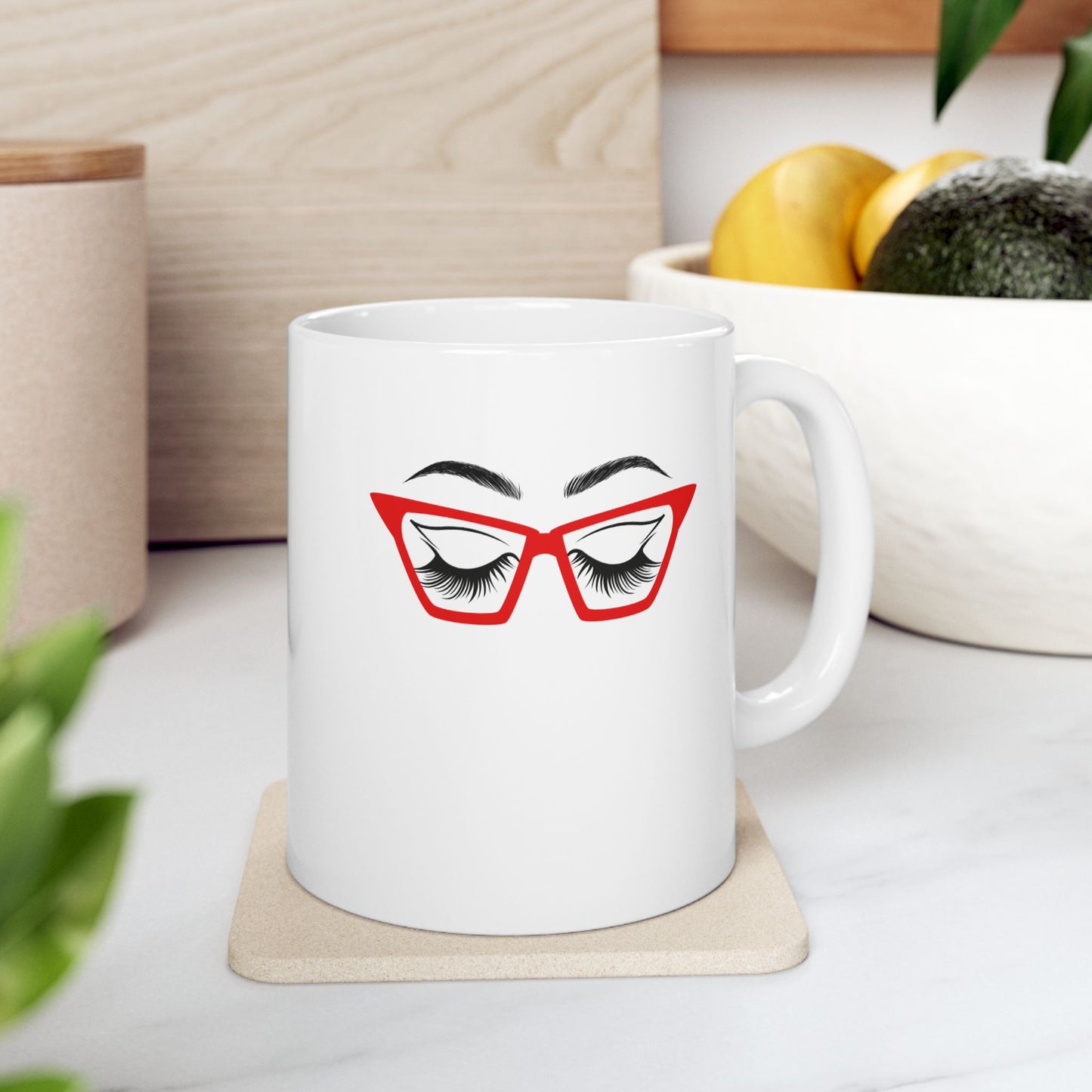 Drinking Coffee & Minding My Business - Ceramic Mug