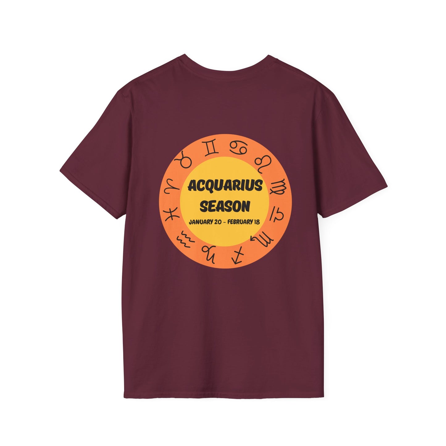 Aquarius Season Zodiac Unisex T-Shirt