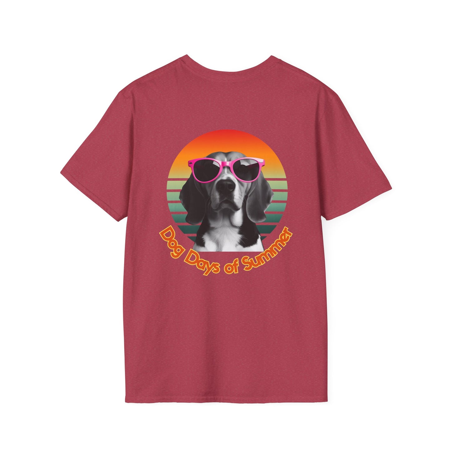 Beagle Unisex T-Shirt - Dog Days of Summer Design