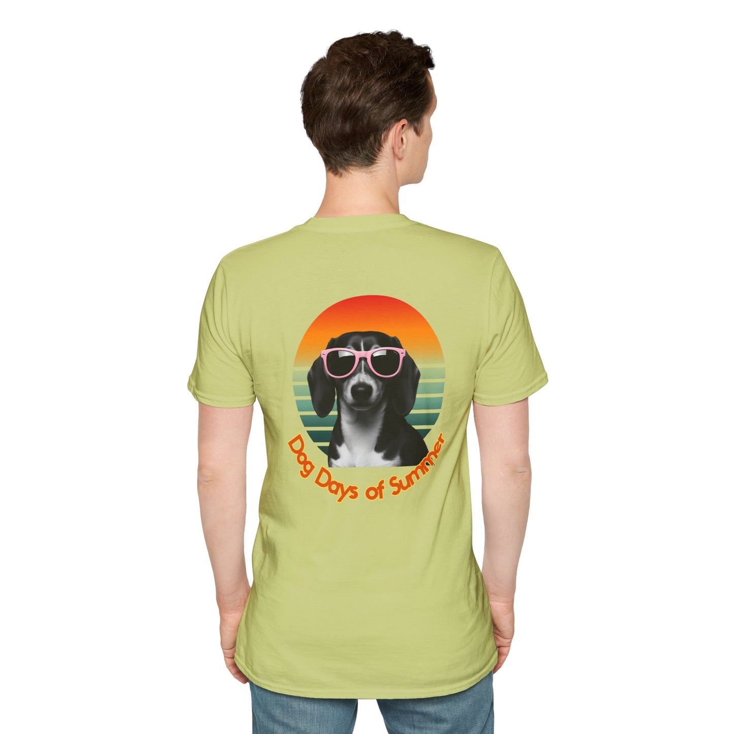 Dachshund, Summer Dog Days Unisex T-Shirt, Pet Lover Gift, Cute Dog T-Shirt, Summer Vibe Apparel, Fun Outdoor Shirt
