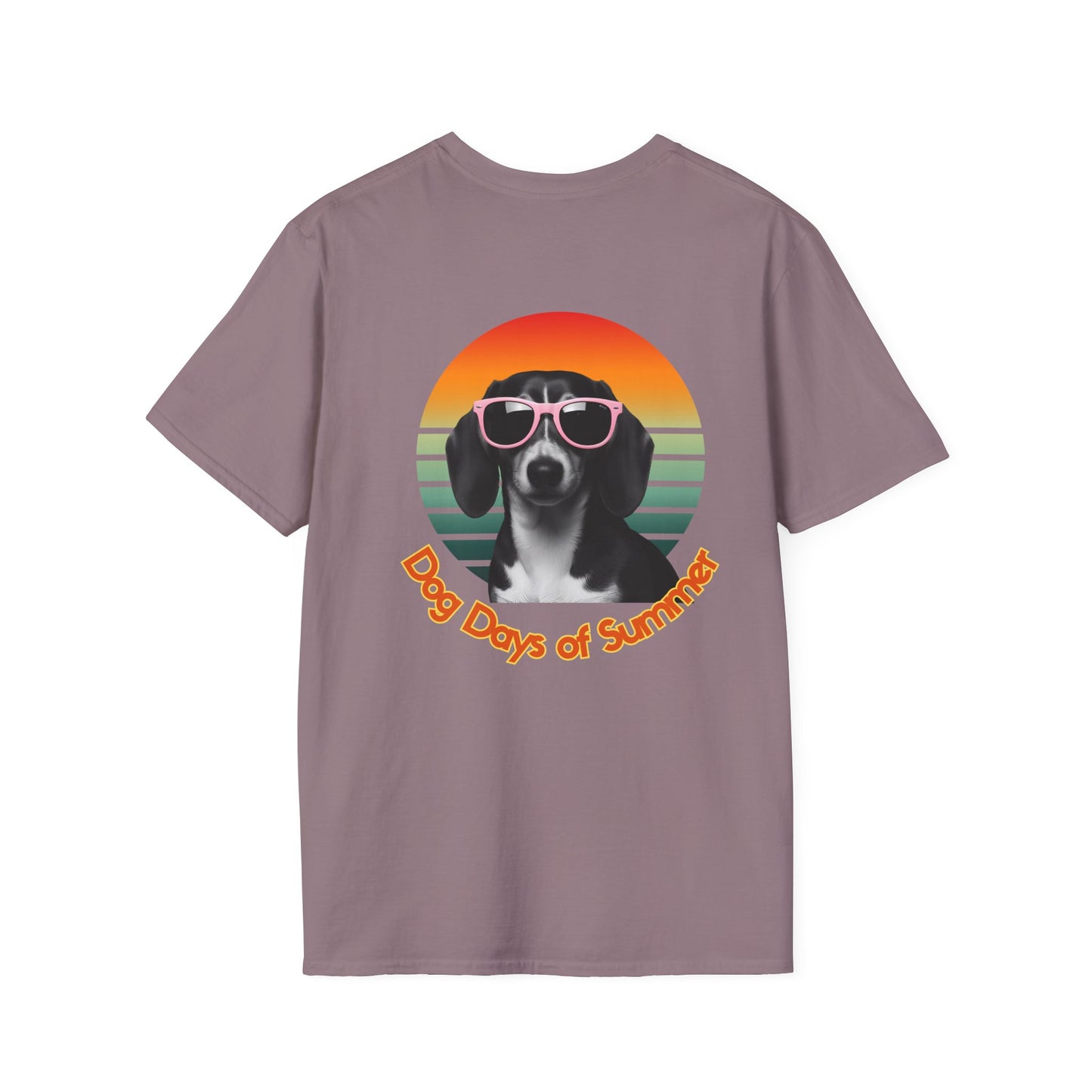 Dachshund, Summer Dog Days Unisex T-Shirt, Pet Lover Gift, Cute Dog T-Shirt, Summer Vibe Apparel, Fun Outdoor Shirt
