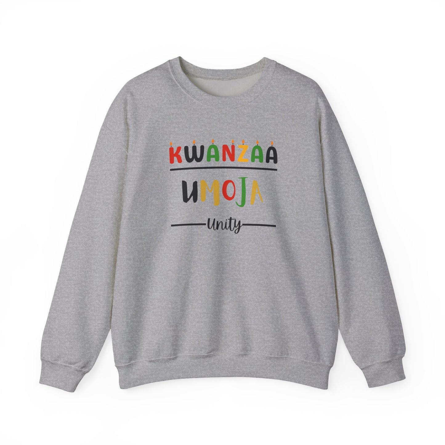 Umoja, Kwanzaa Unity Sweatshirt - Cozy Crewneck, Unisex Gift, Celebratory Apparel, Holiday Sweater, Unity Message