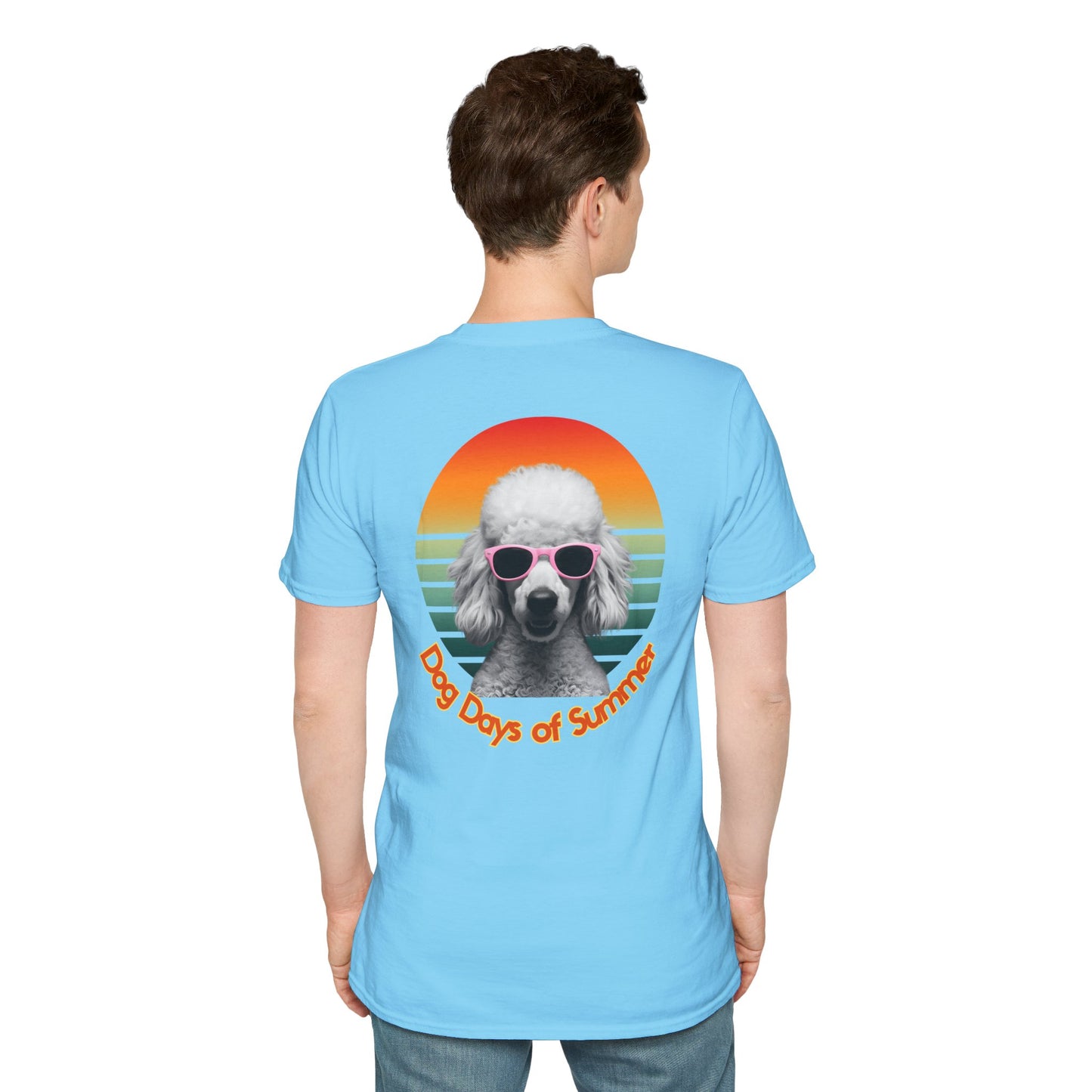 Poodle, Dog Days of Summer T-Shirt, Unisex Tee for Dog Lovers, Summer Vibe Shirt, Casual Wear, Pet Owner Gift, Comfortable Summer Apparel