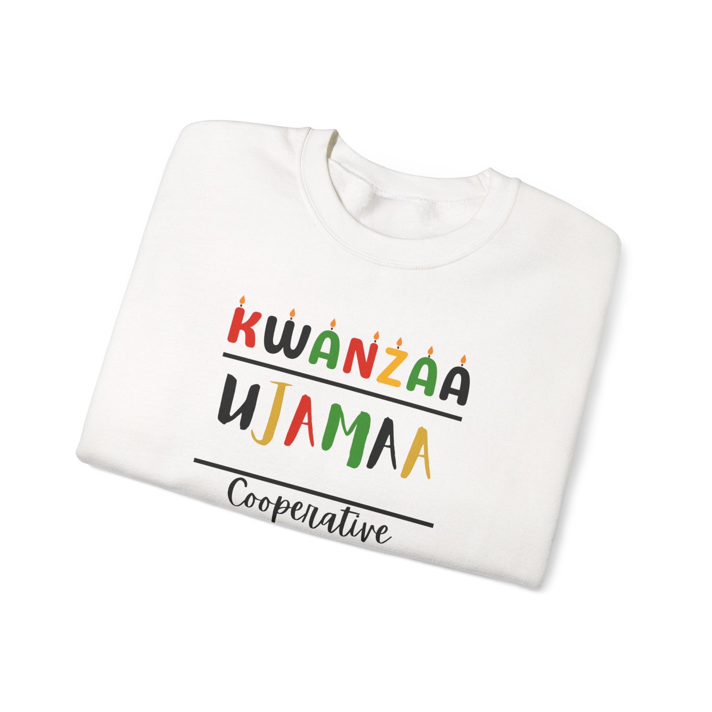 Ujamaa, Kwanzaa Unity Sweatshirt - Cozy Crewneck, Unisex Gift, Celebratory Apparel, Holiday Sweater, Unity Message