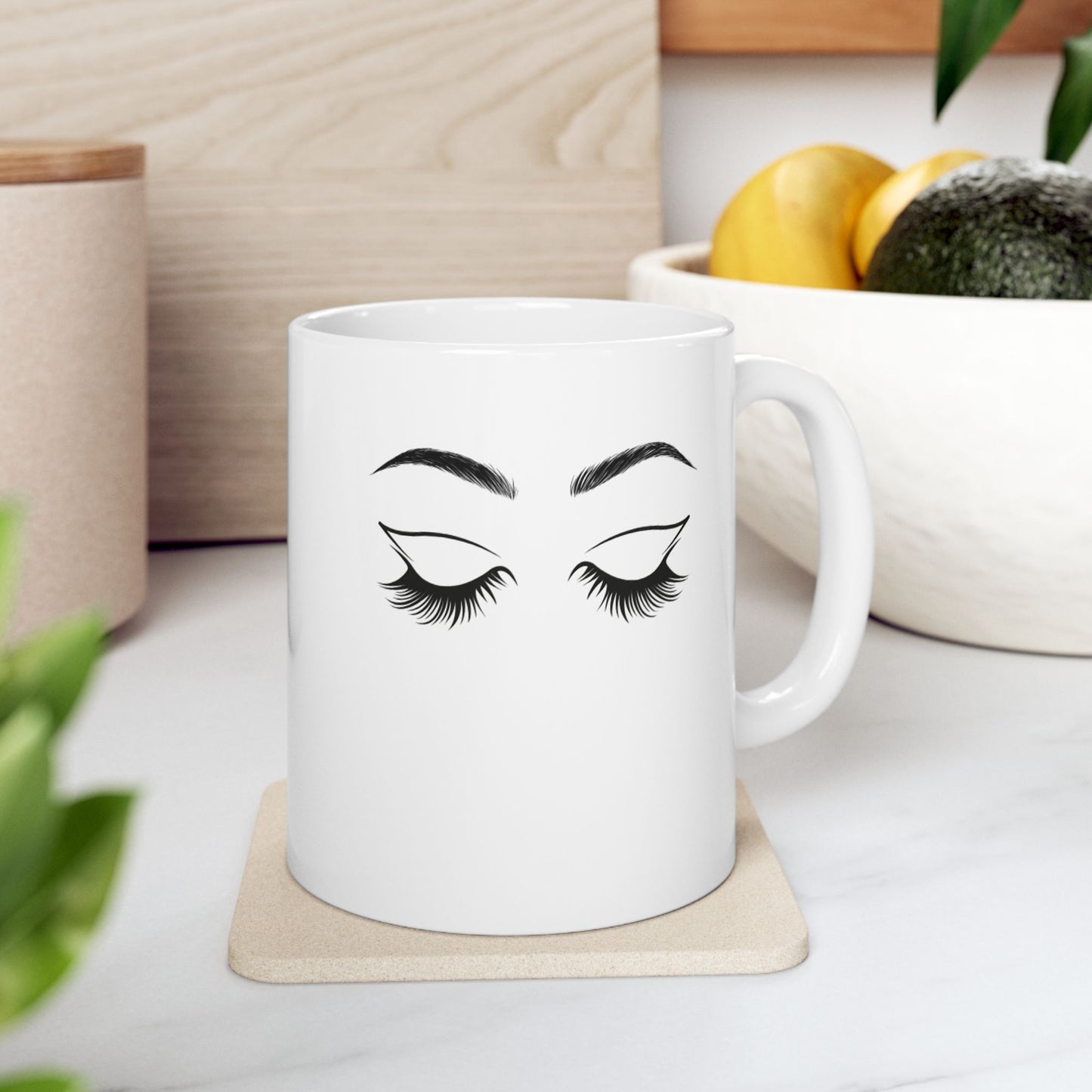 Sipping Tea & Minding My Business - Ceramic Mug