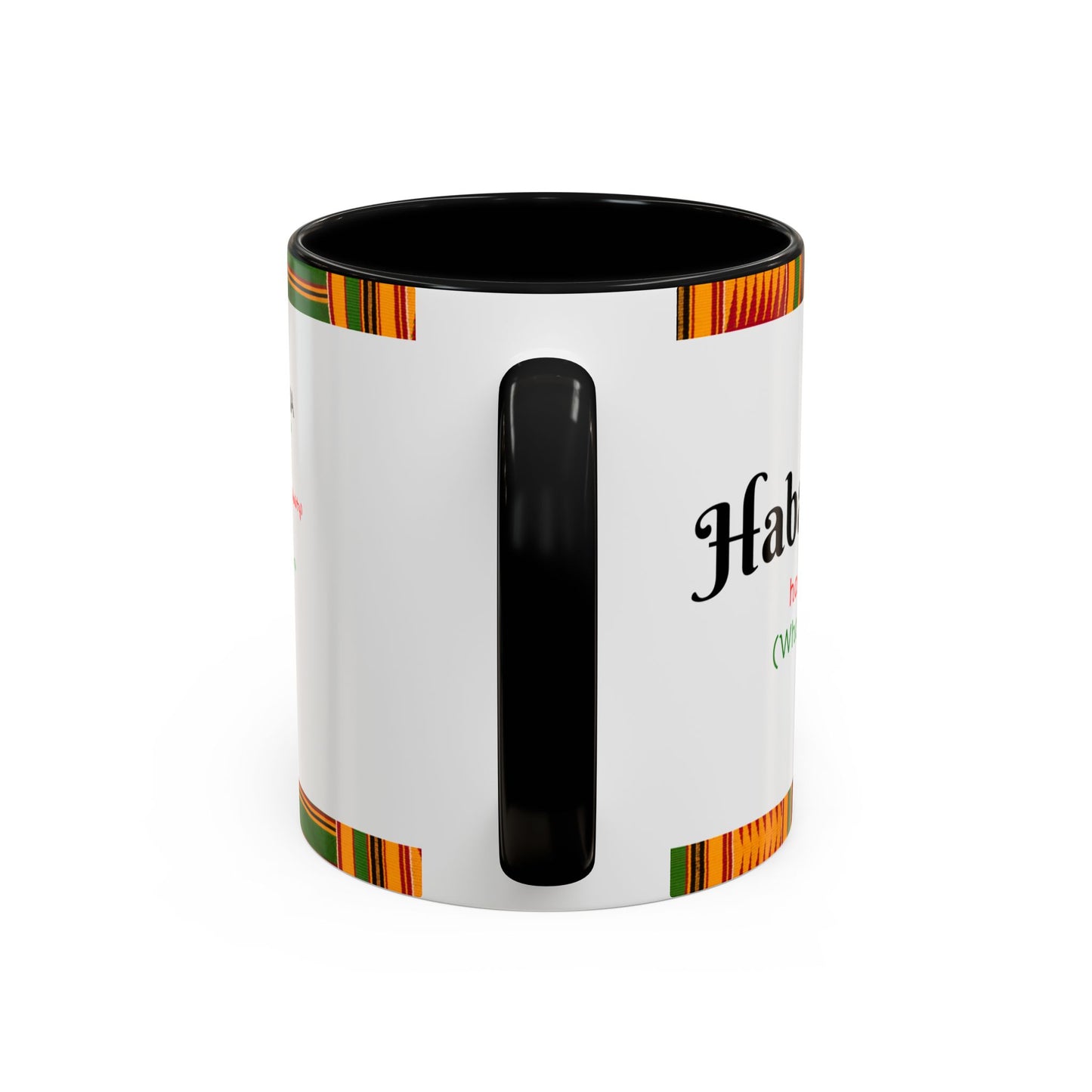 Kwanzaa Inspired Accent Coffee Mug, Vibrant African Heritage Mug, Ideal for Celebrations, Gift for Kwanzaa, Unique Everyday Use