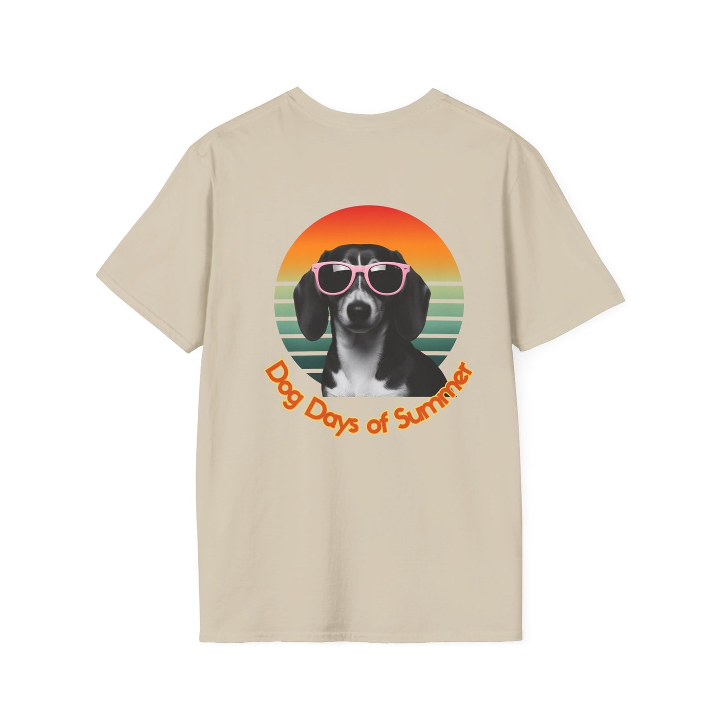 Dachshund, Summer Dog Days Unisex T-Shirt, Pet Lover Gift, Cute Dog T-Shirt, Summer Vibe Apparel, Fun Outdoor Shirt