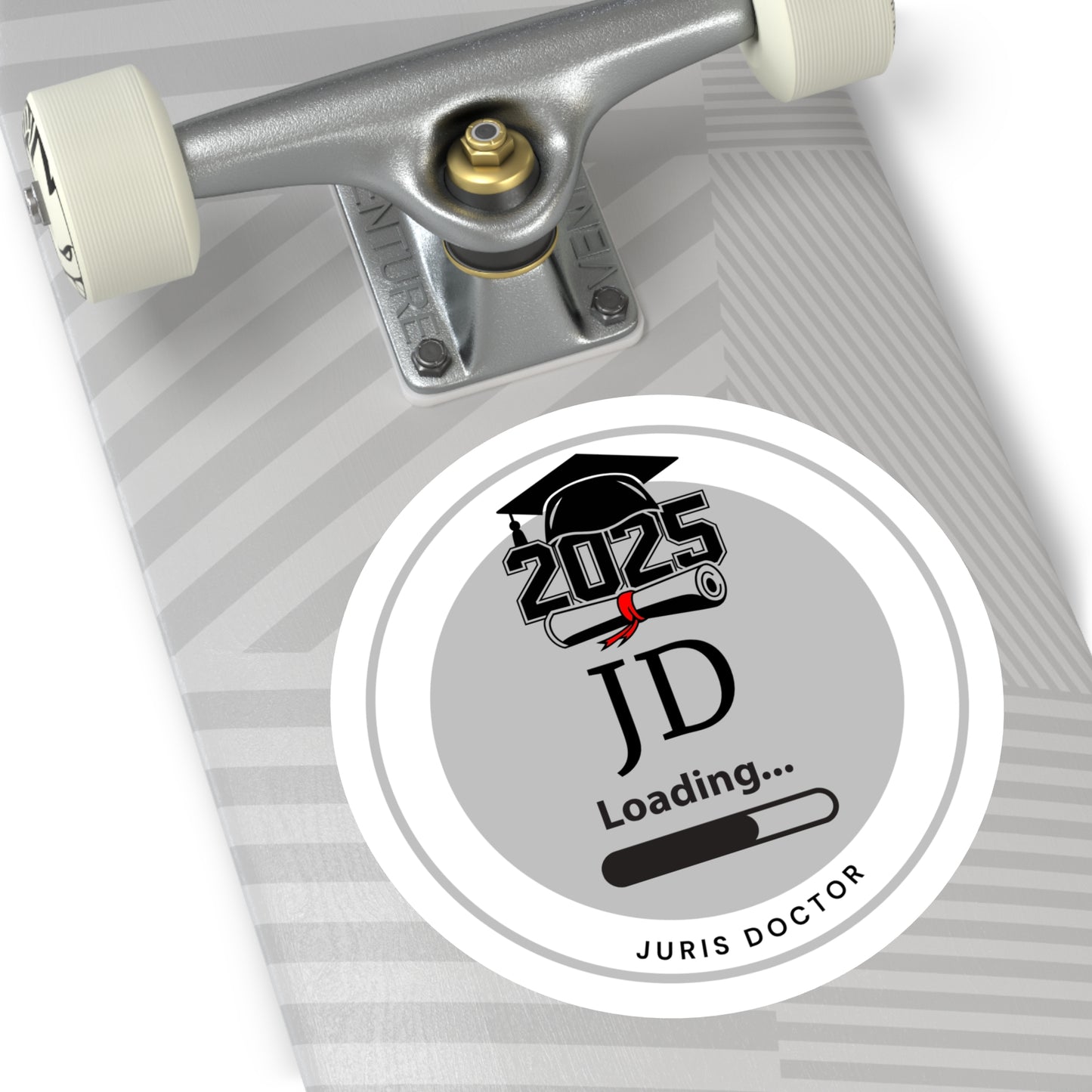 Vinyl Sticker - JD Sticker, Juris Doctor, Future Doctor, Graduation Loading