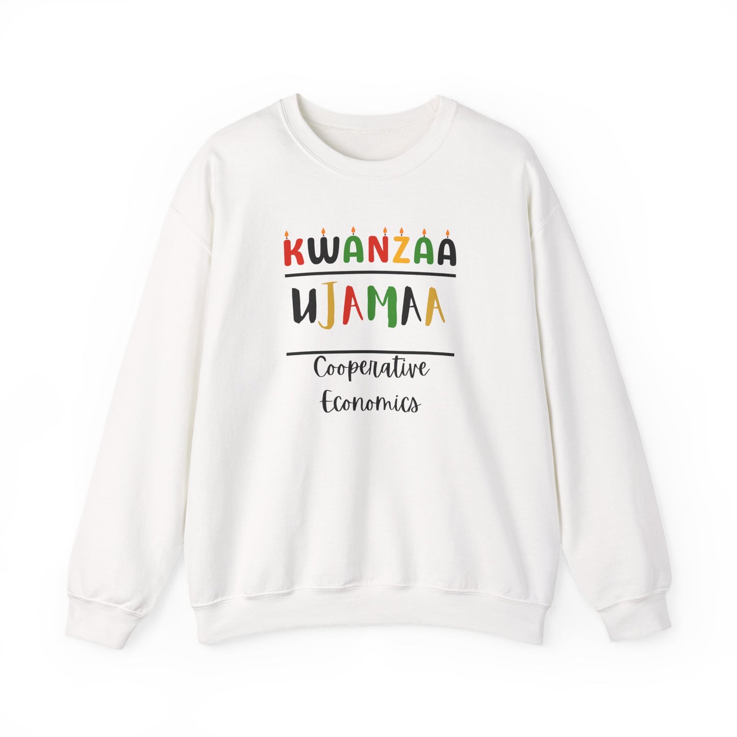 Ujamaa, Kwanzaa Unity Sweatshirt - Cozy Crewneck, Unisex Gift, Celebratory Apparel, Holiday Sweater, Unity Message