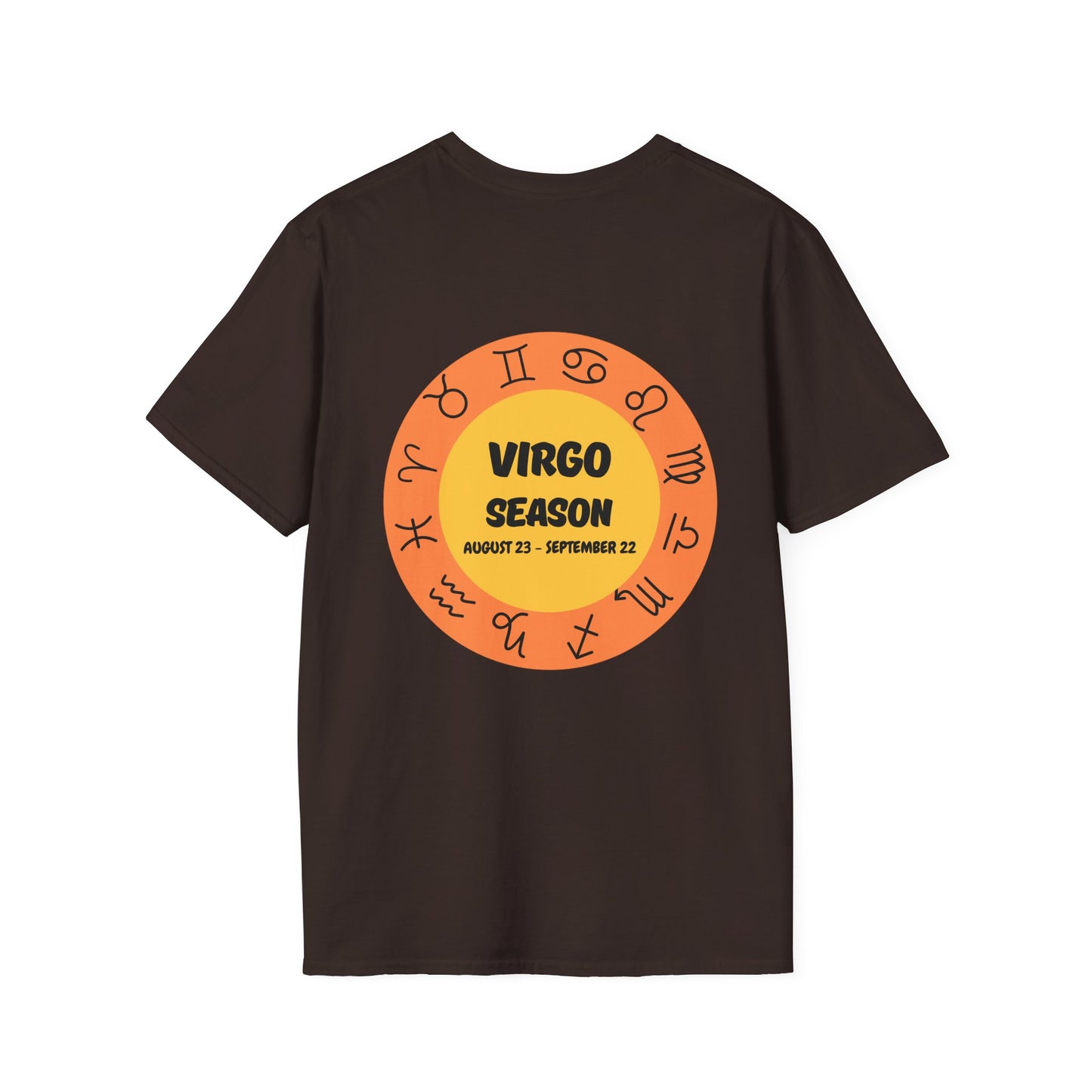 Virgo Season Zodiac T-Shirt - Unisex Softstyle