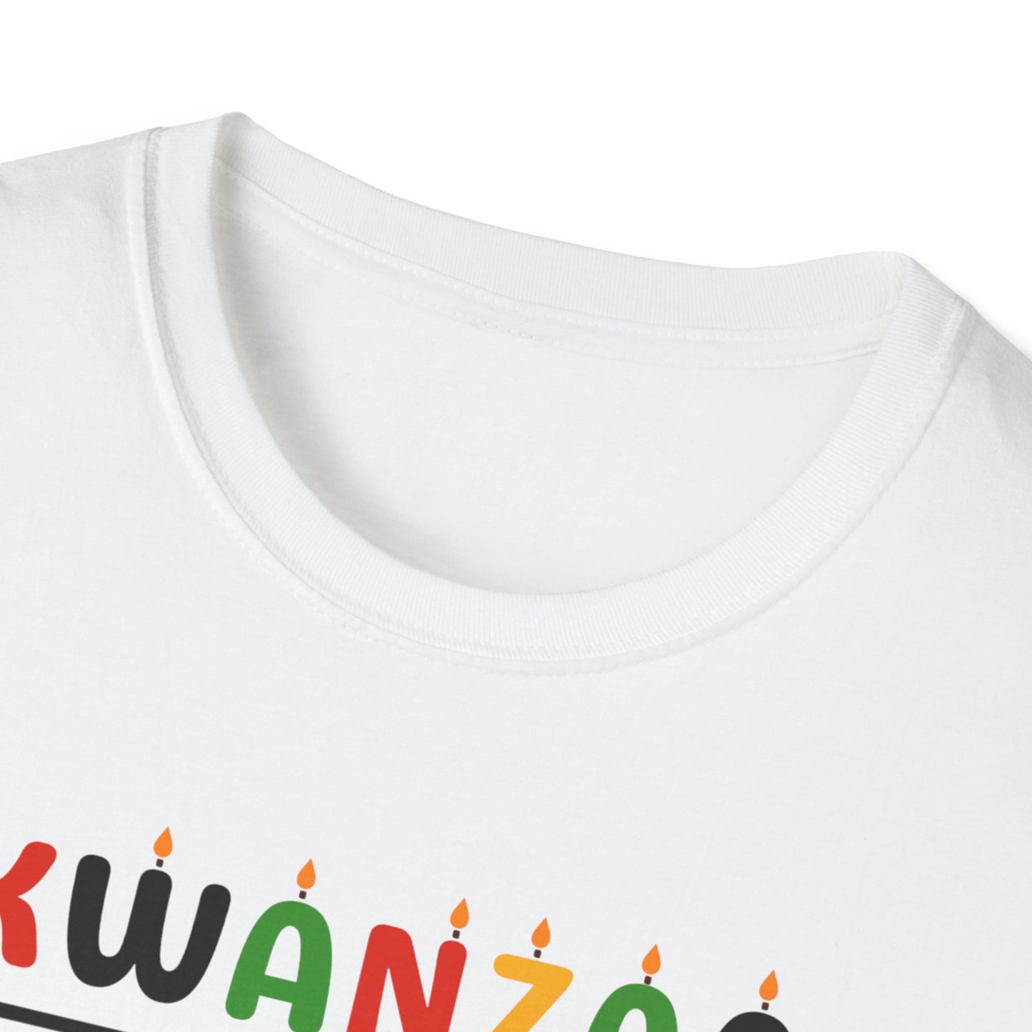 Ujima, Kwanzaa T-Shirt, Unisex Softstyle Tee for Holidays, Cultural Celebration Apparel, Family Gatherings, Gift for Kwanzaa