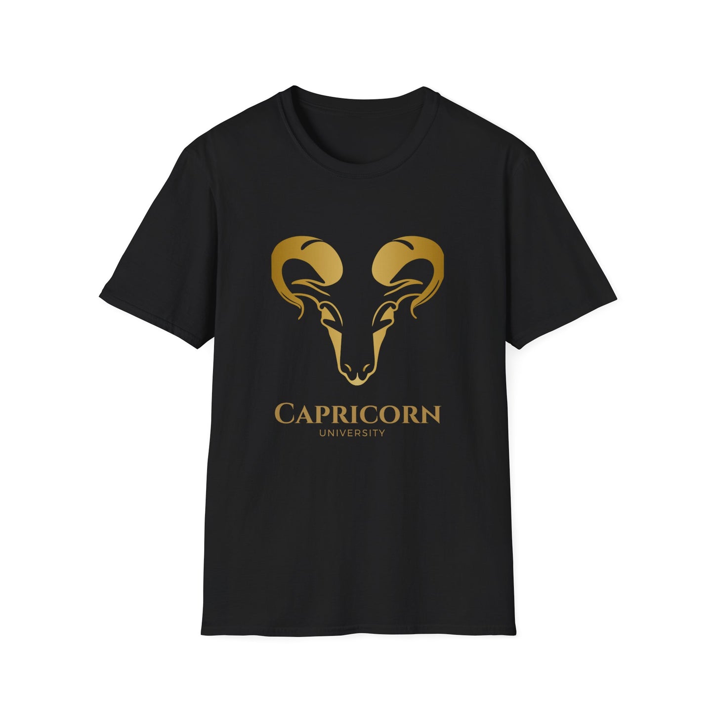 Capricorn Zodiac Unisex T-Shirt - Softstyle Tee for Birthdays and Bull Lovers