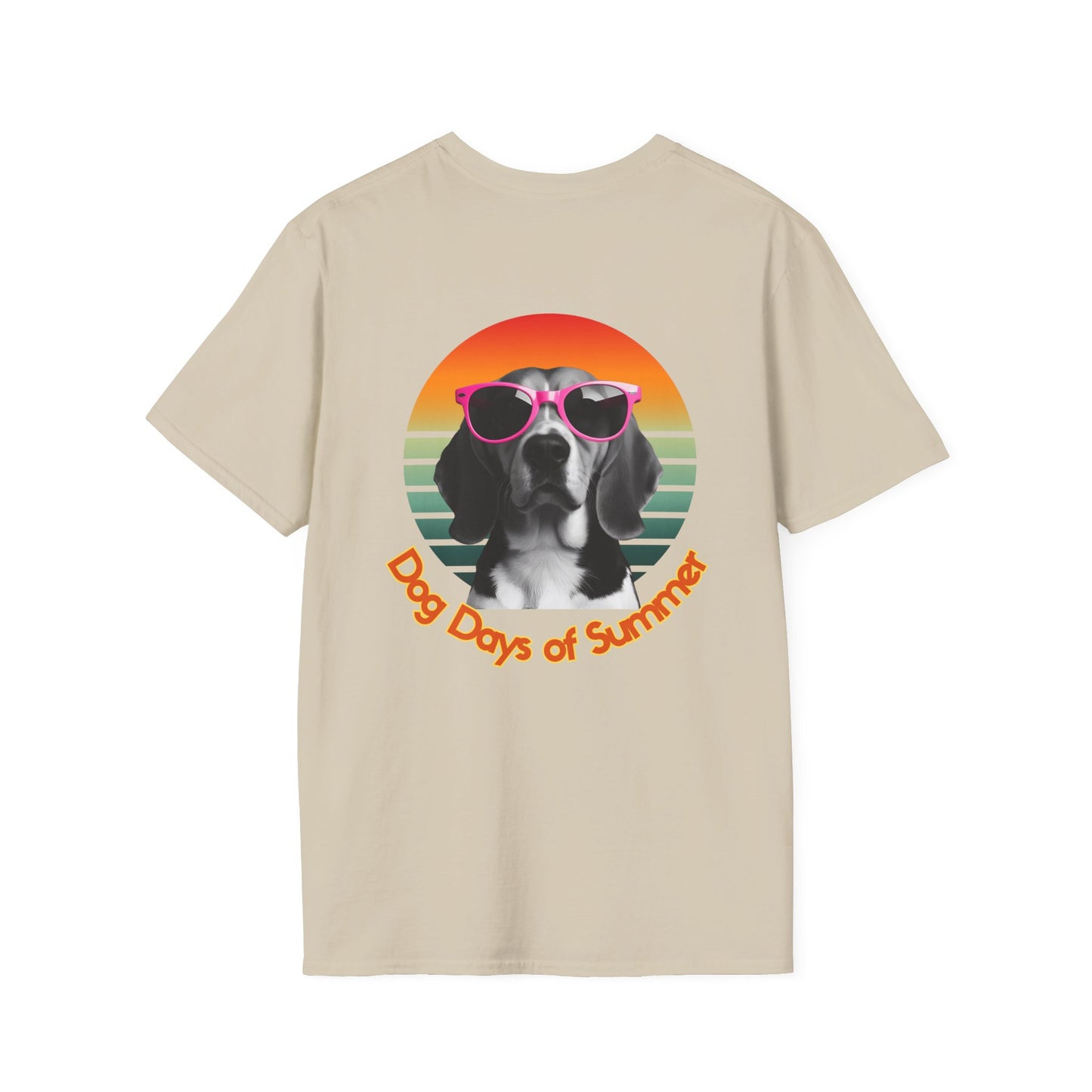 Beagle Unisex T-Shirt - Dog Days of Summer Design
