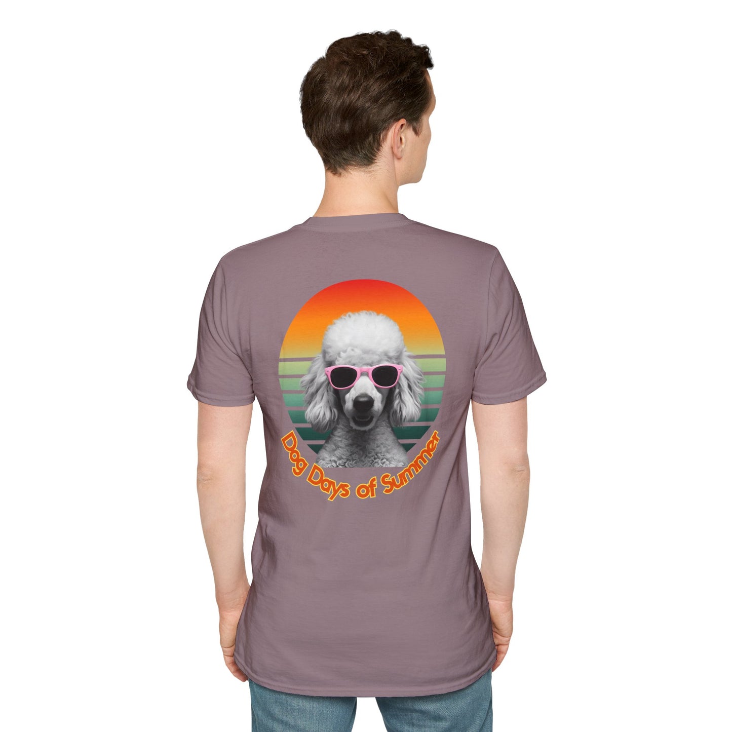 Poodle, Dog Days of Summer T-Shirt, Unisex Tee for Dog Lovers, Summer Vibe Shirt, Casual Wear, Pet Owner Gift, Comfortable Summer Apparel