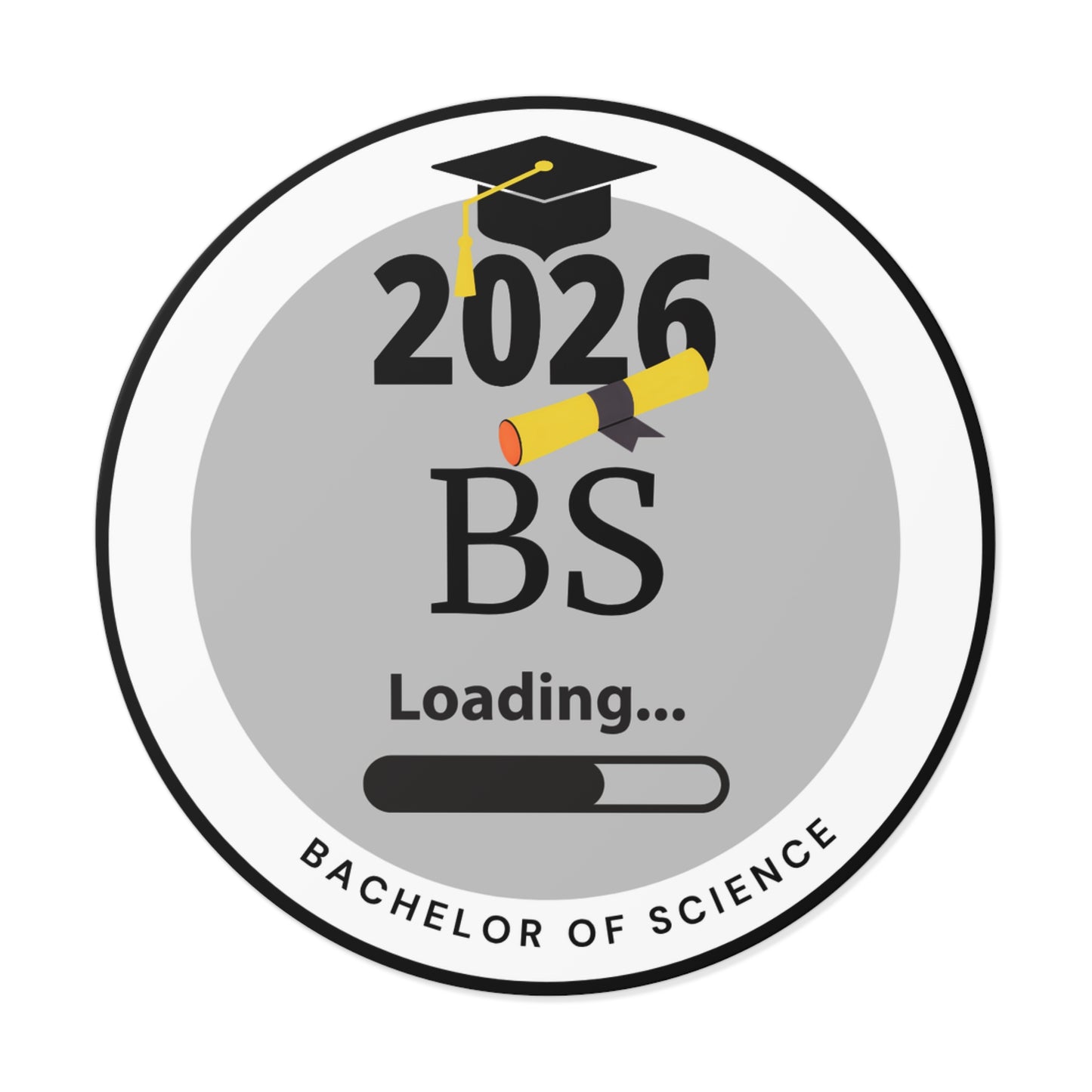 Vinyl Sticker - Bachelor of Science, c/o 2026, Future Graduate