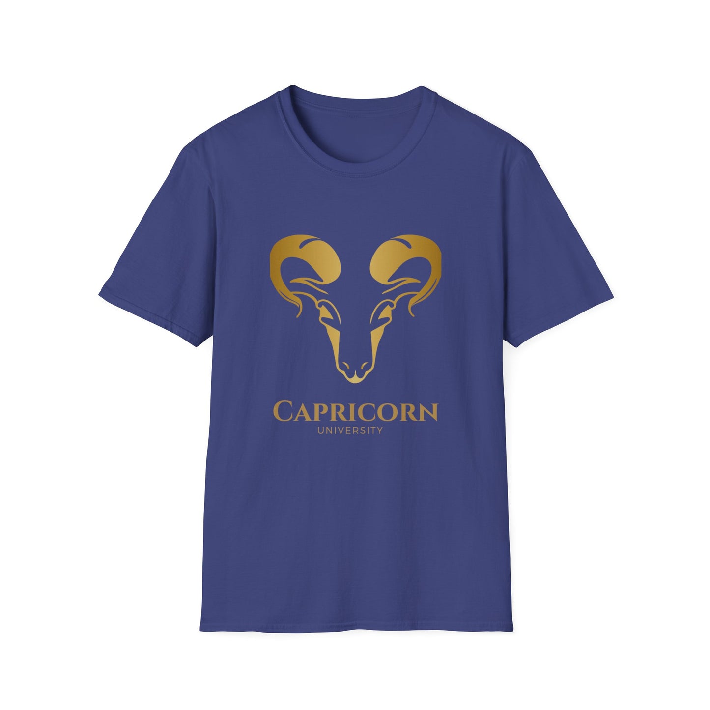 Capricorn Zodiac Unisex T-Shirt - Softstyle Tee for Birthdays and Bull Lovers