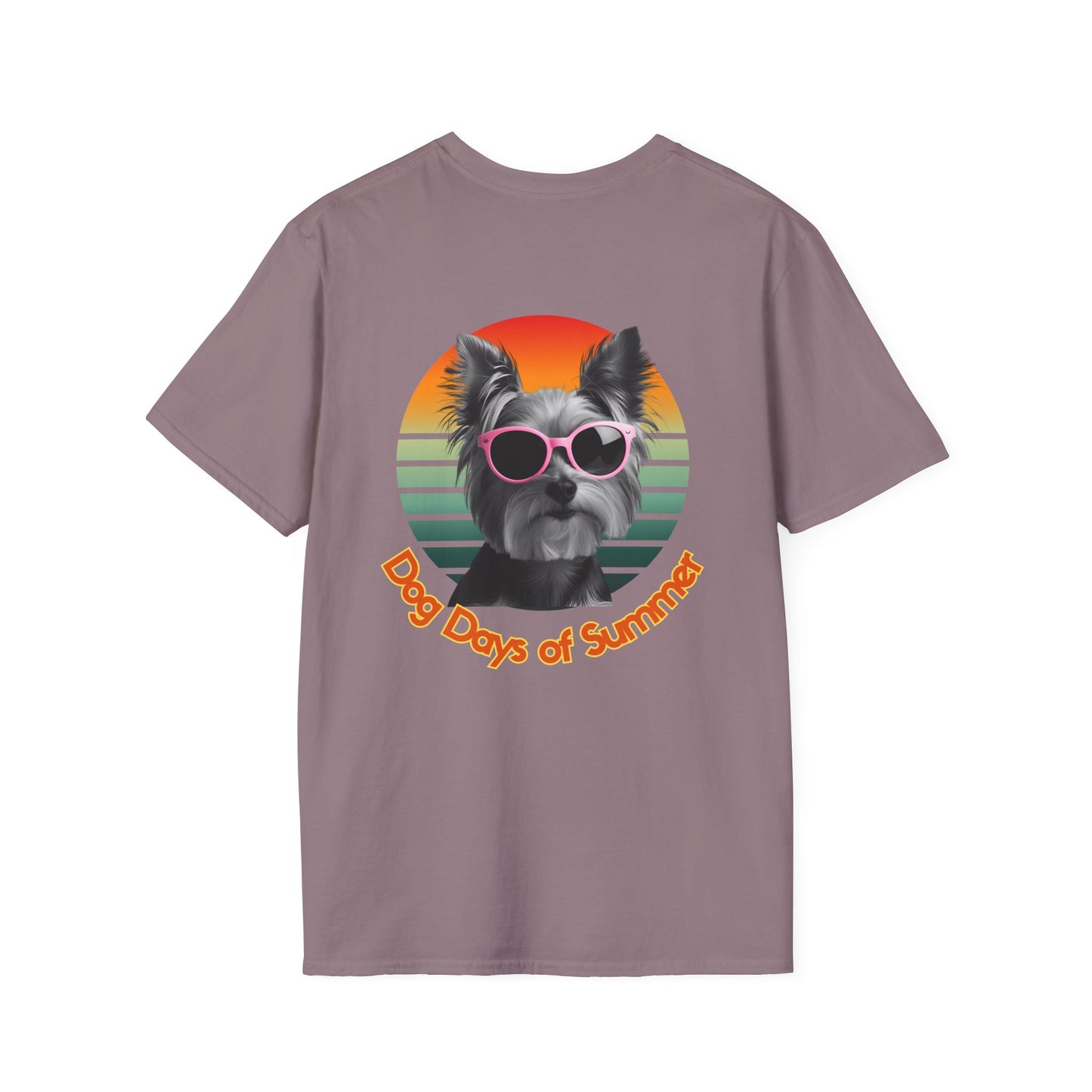 Yorkshire Terrier, Dog Days of Summer T-Shirt, Summer T-Shirt, Pet Lover Shirt, Funny Dog Tee, Unisex Graphic Tee, Dog-Themed Gift