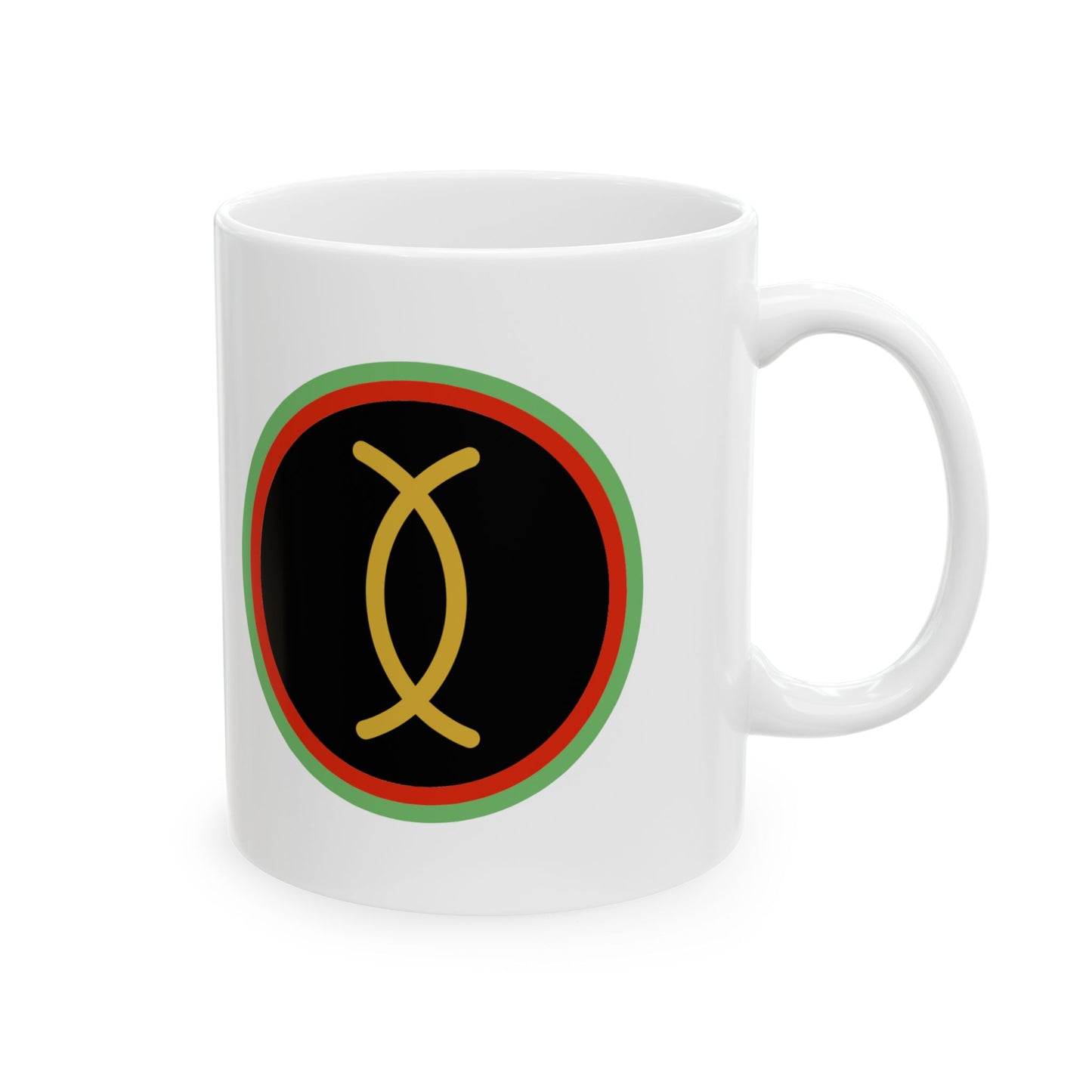 Ujamaa, Kwanzaa Celebration Mug, Festive Ceramic Cup, Holiday Drinkware, Unique Gift, 11oz