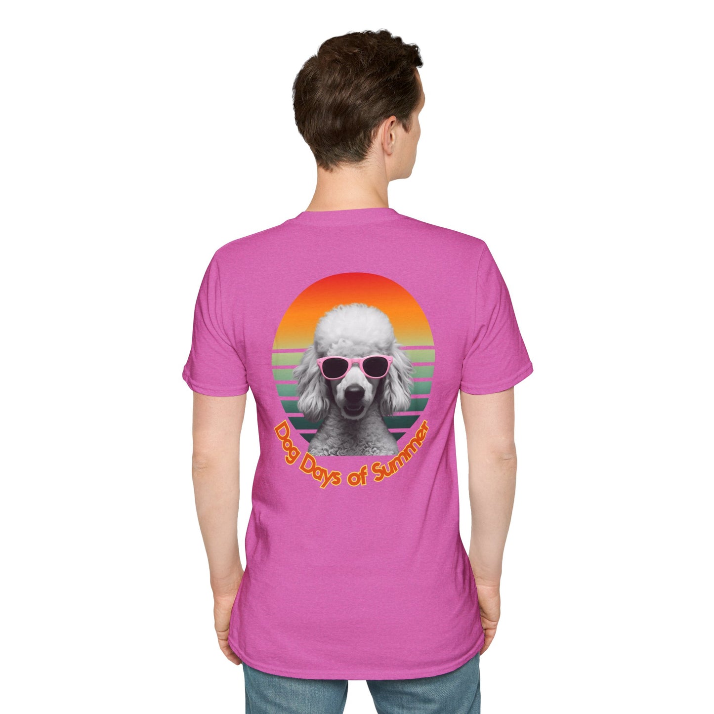 Poodle, Dog Days of Summer T-Shirt, Unisex Tee for Dog Lovers, Summer Vibe Shirt, Casual Wear, Pet Owner Gift, Comfortable Summer Apparel