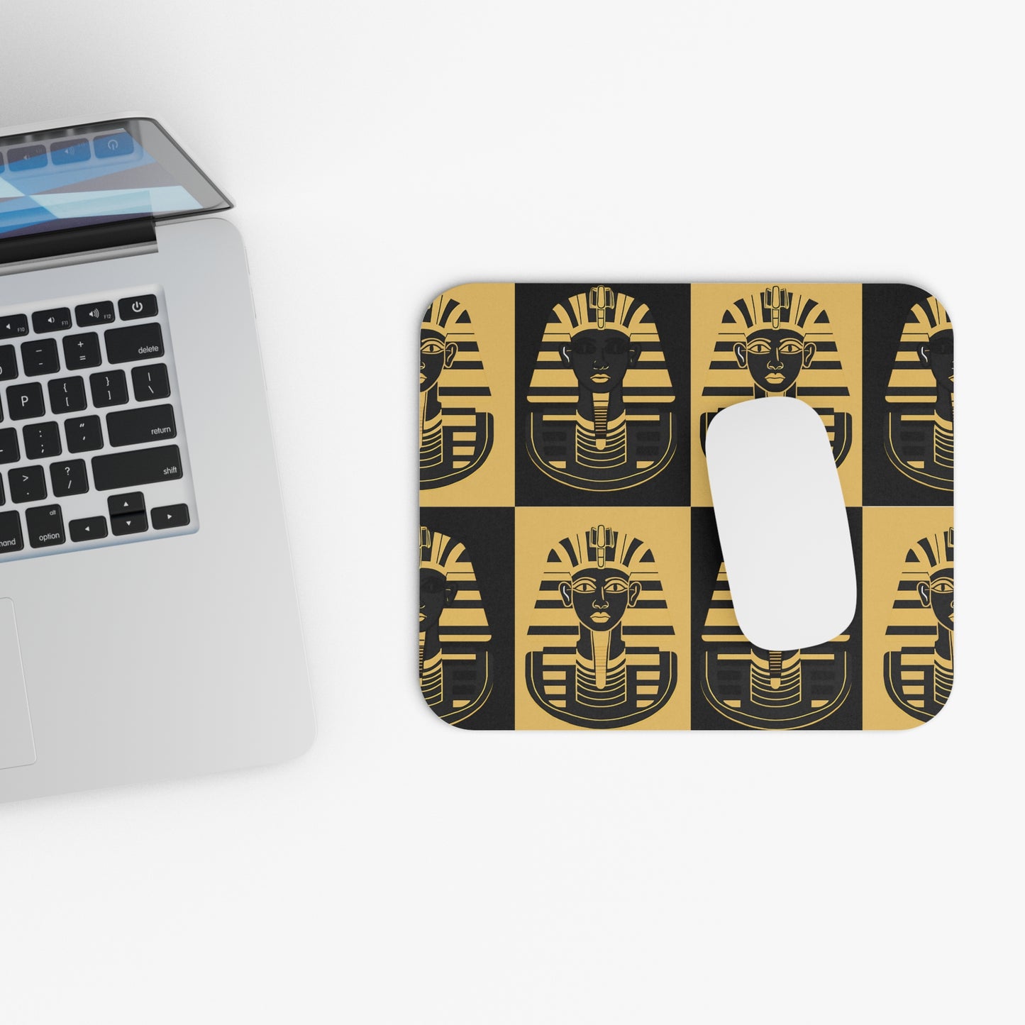 D9 Fraternity Inspired- ALPHA: Mouse Pad Egyptian Pharaoh