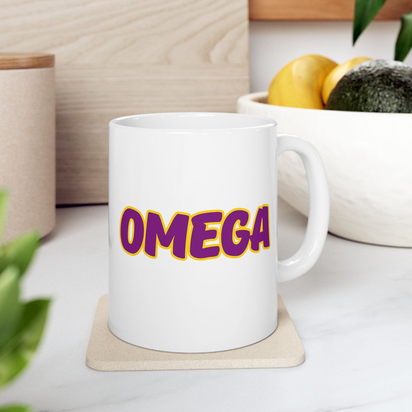 Divine 9 Fraternity Inspired- OMEGA: Ceramic Mug