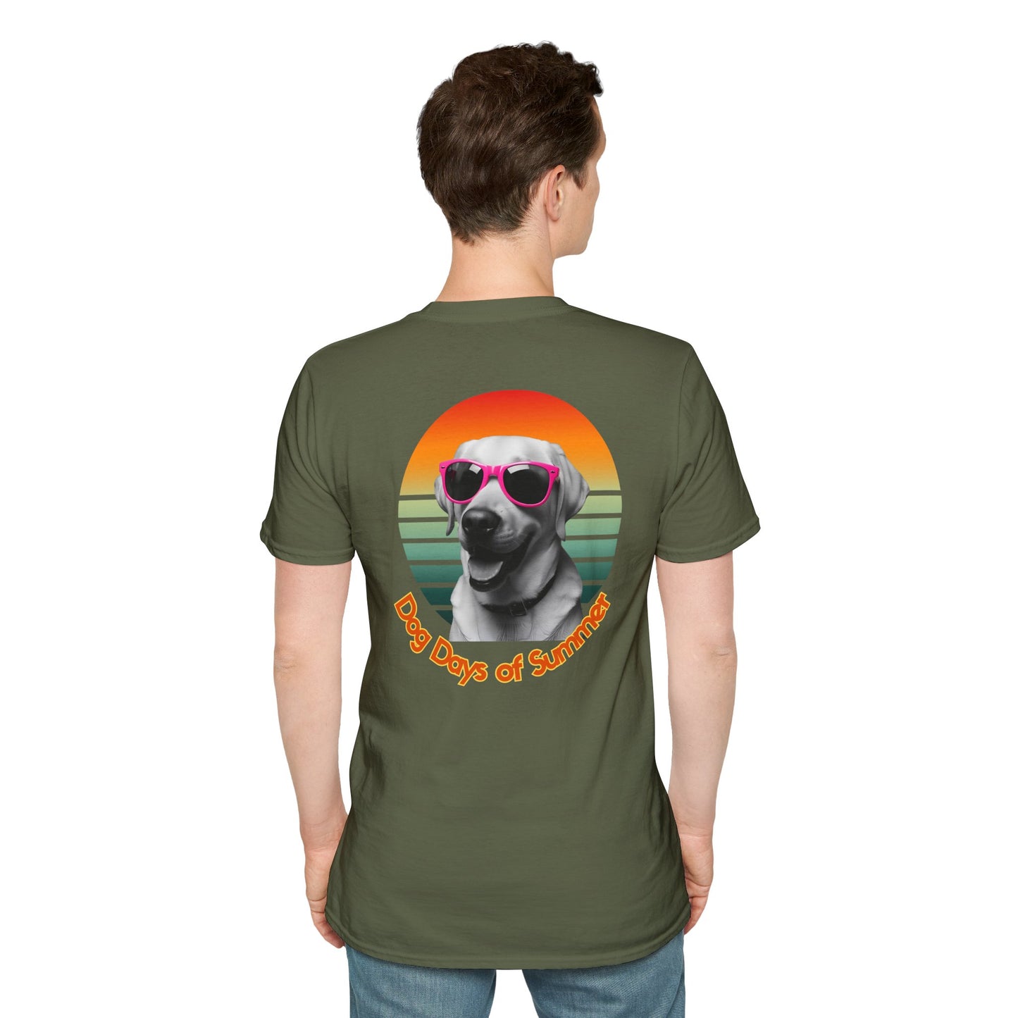Labrador Retriever, Dog Days of Summer T-Shirt, Unisex, Summer Vibes, Dog Lover Gift, Casual Wear, Fun Tee, Perfect for Dog Owners