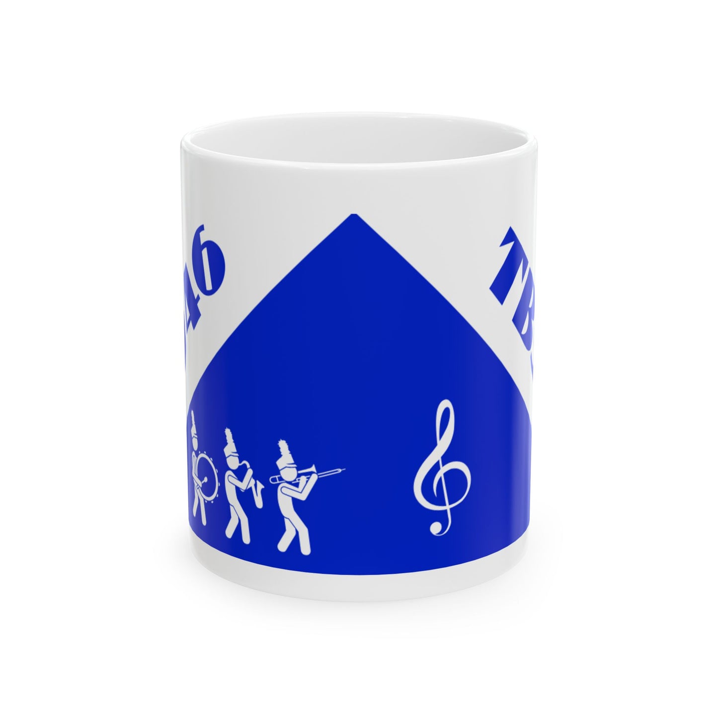 TBS Marching Band Mug, 1946 Sorority Ceramic Coffee Cup, 11oz and 15oz