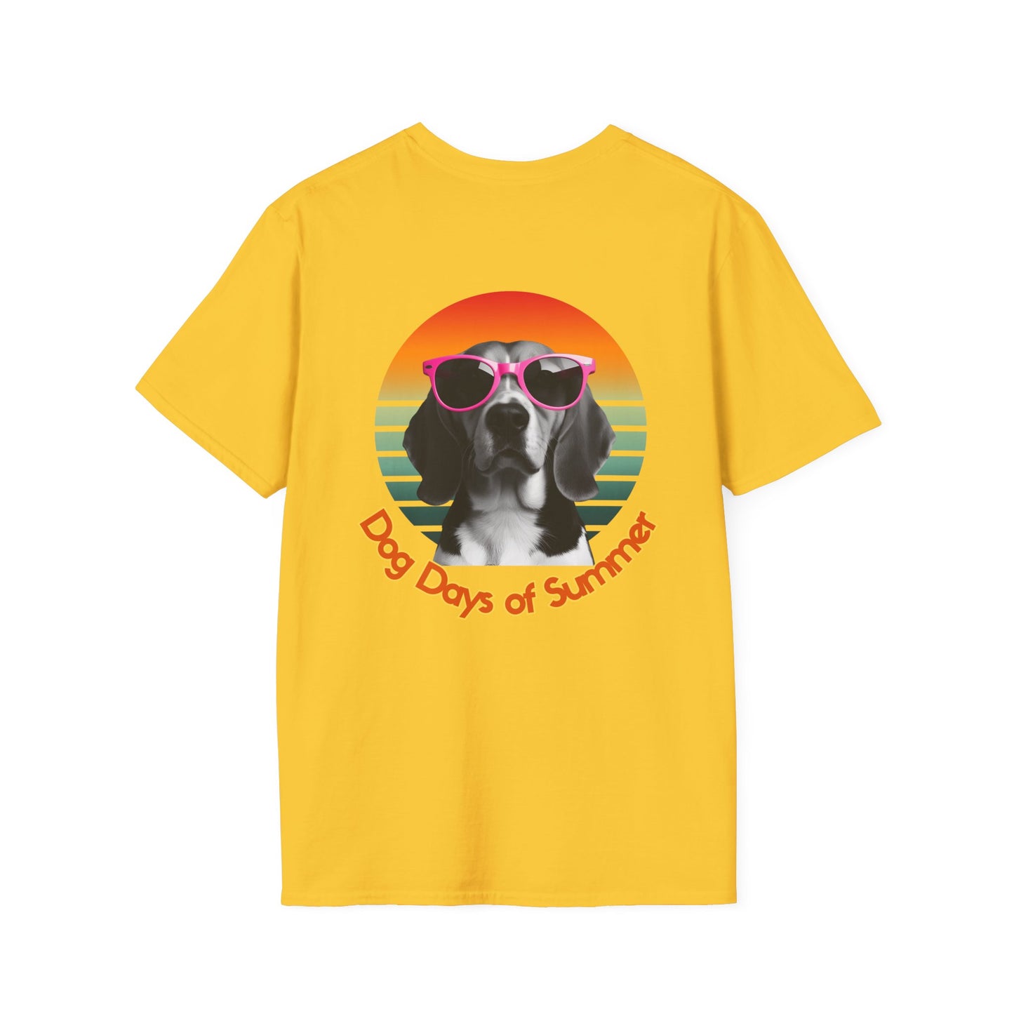 Beagle Unisex T-Shirt - Dog Days of Summer Design