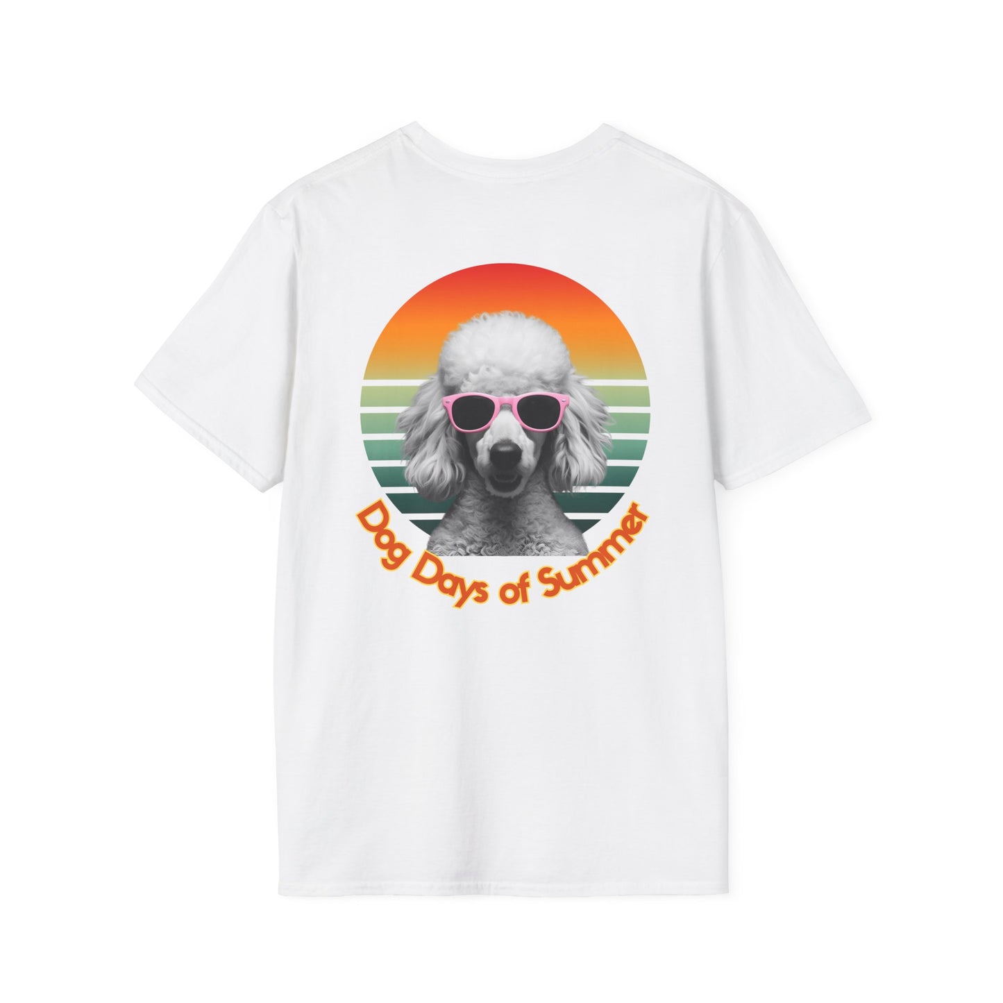 Poodle, Dog Days of Summer T-Shirt, Unisex Tee for Dog Lovers, Summer Vibe Shirt, Casual Wear, Pet Owner Gift, Comfortable Summer Apparel