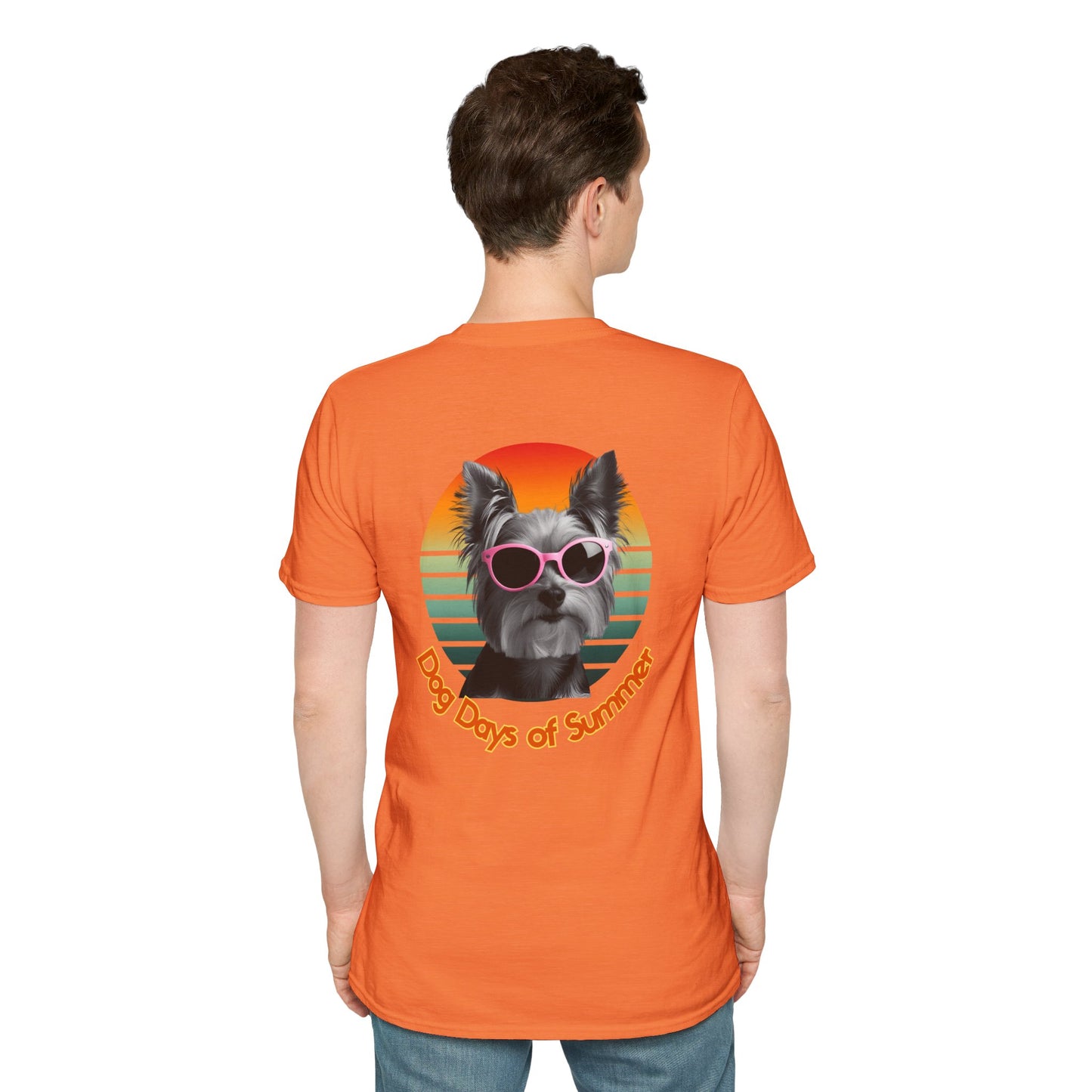 Yorkshire Terrier, Dog Days of Summer T-Shirt, Summer T-Shirt, Pet Lover Shirt, Funny Dog Tee, Unisex Graphic Tee, Dog-Themed Gift