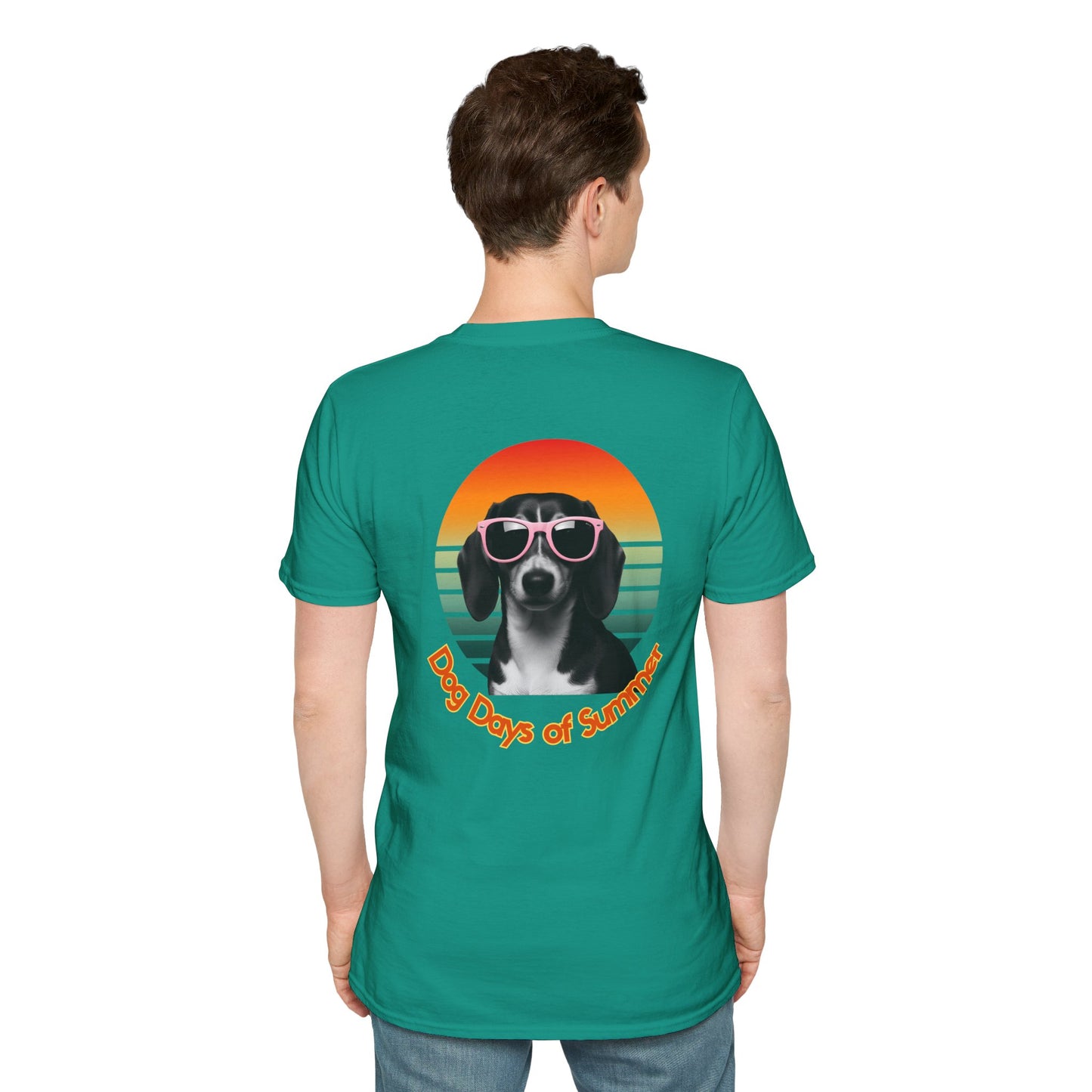 Dachshund, Summer Dog Days Unisex T-Shirt, Pet Lover Gift, Cute Dog T-Shirt, Summer Vibe Apparel, Fun Outdoor Shirt