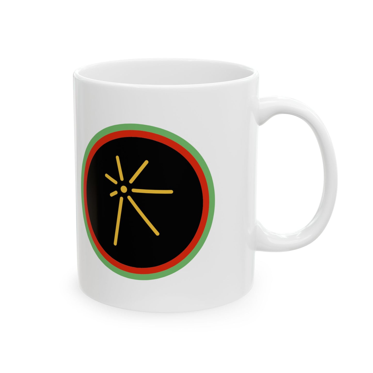 Kuumba, Kwanzaa Celebration Mug, Festive Ceramic Cup, Holiday Drinkware, Unique Gift, 11oz